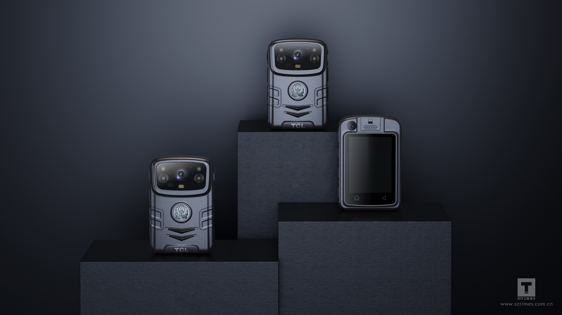 Handheld terminal design，Design of law enforcement recorder，Appearance and structure design，industrial design，