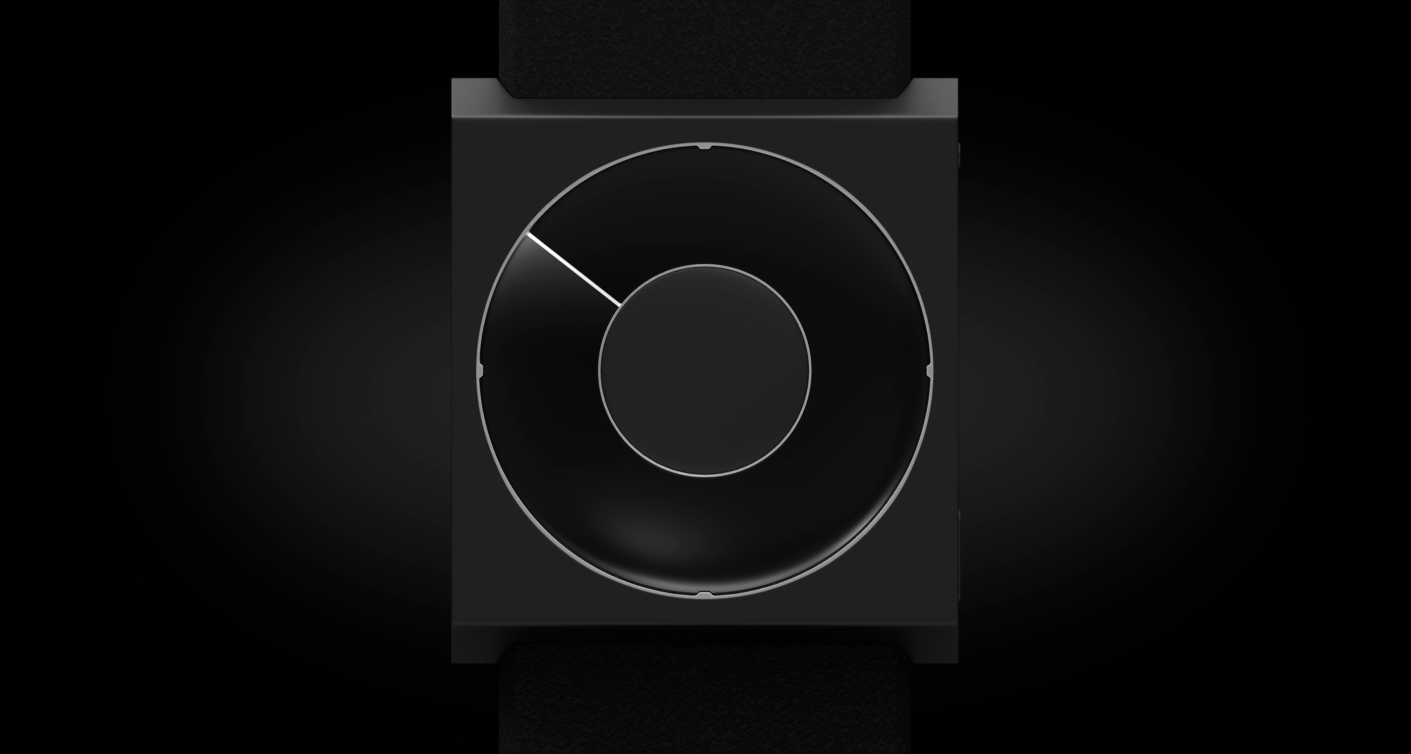 Wrist watch，Geometrization，black，