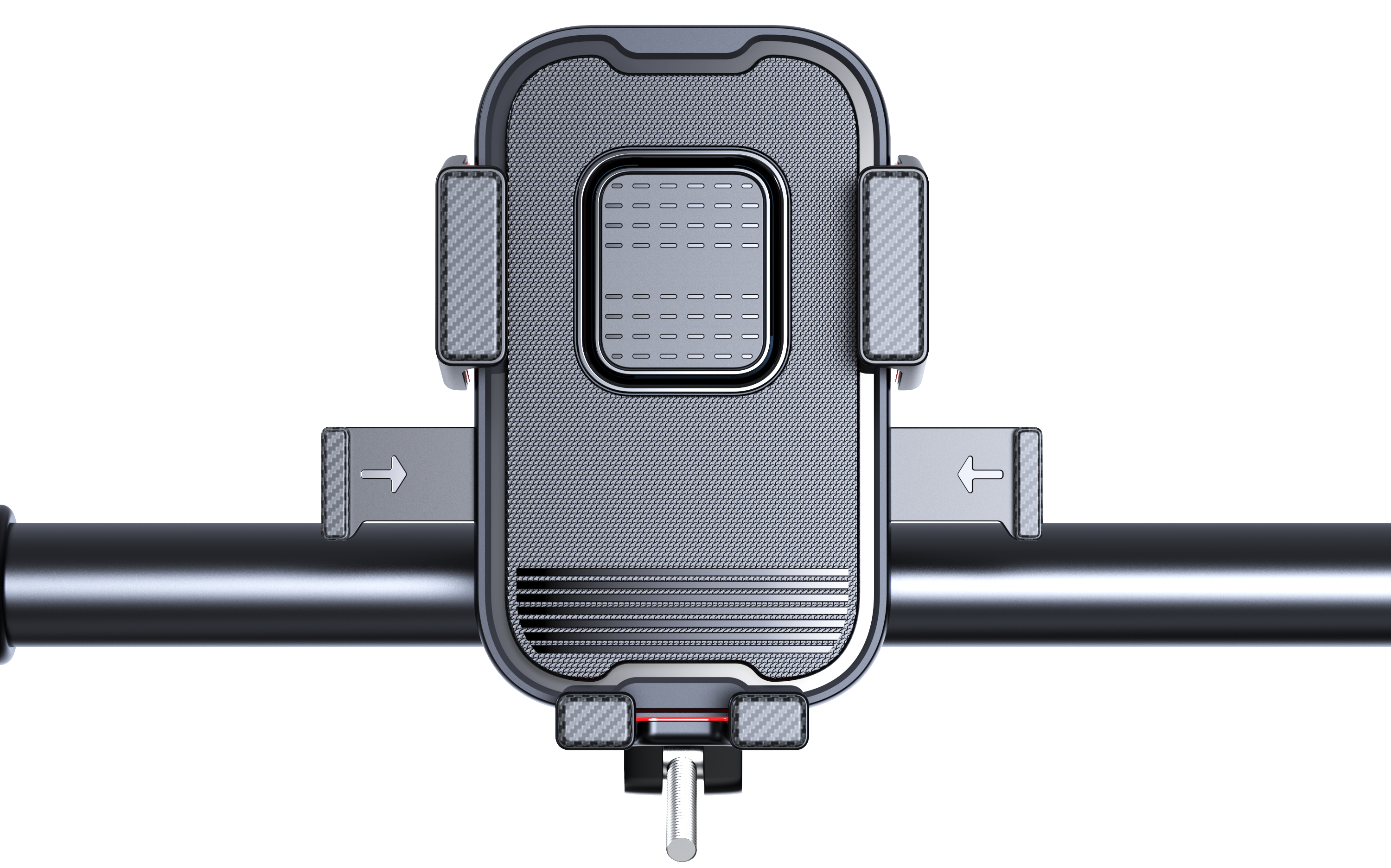 Bicycle motorcycle mobile phone bracket, appearance, structure design，