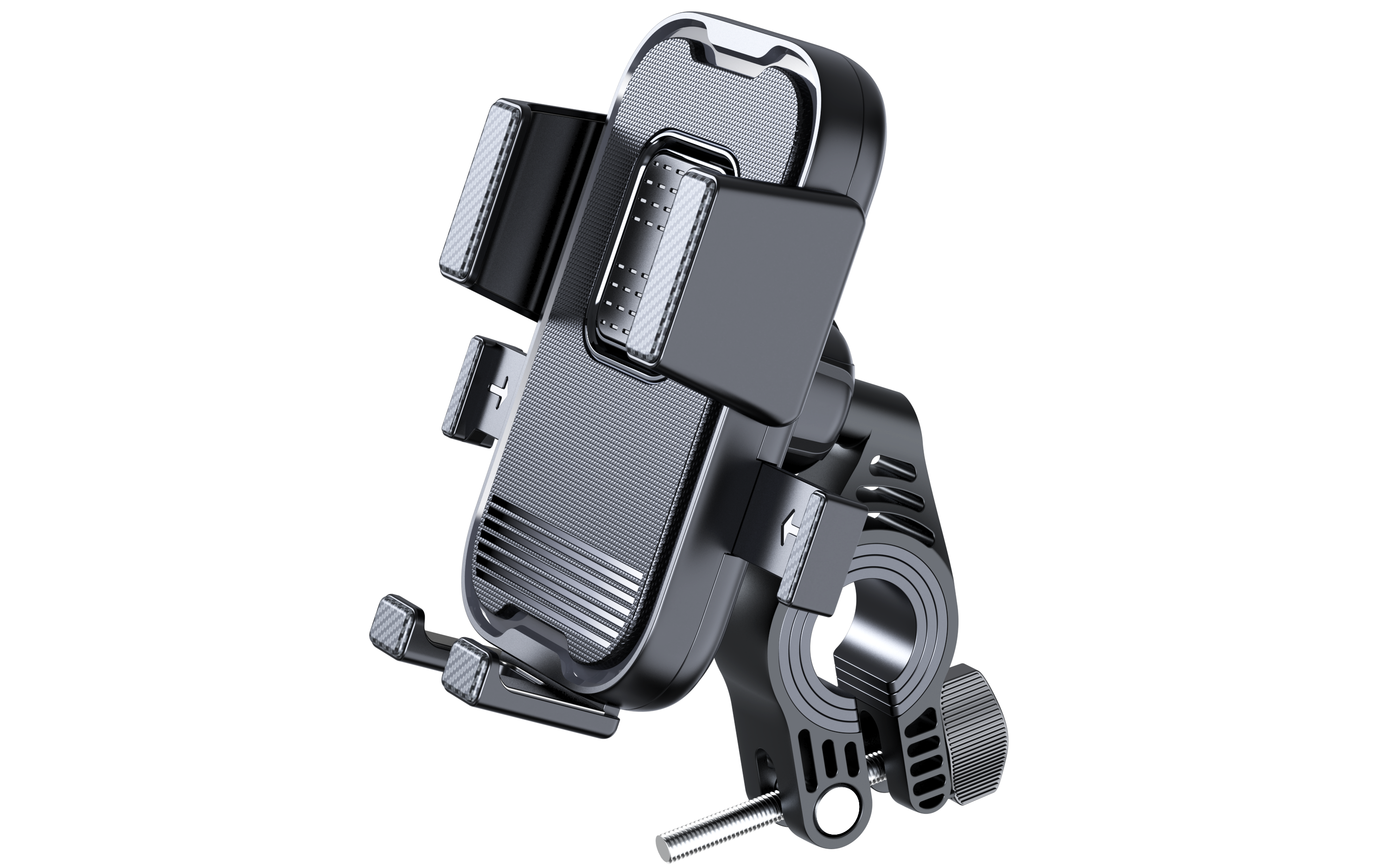 Bicycle motorcycle mobile phone bracket, appearance, structure design，