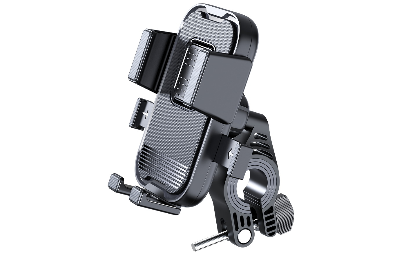 Bicycle motorcycle mobile phone bracket, appearance, structure design，