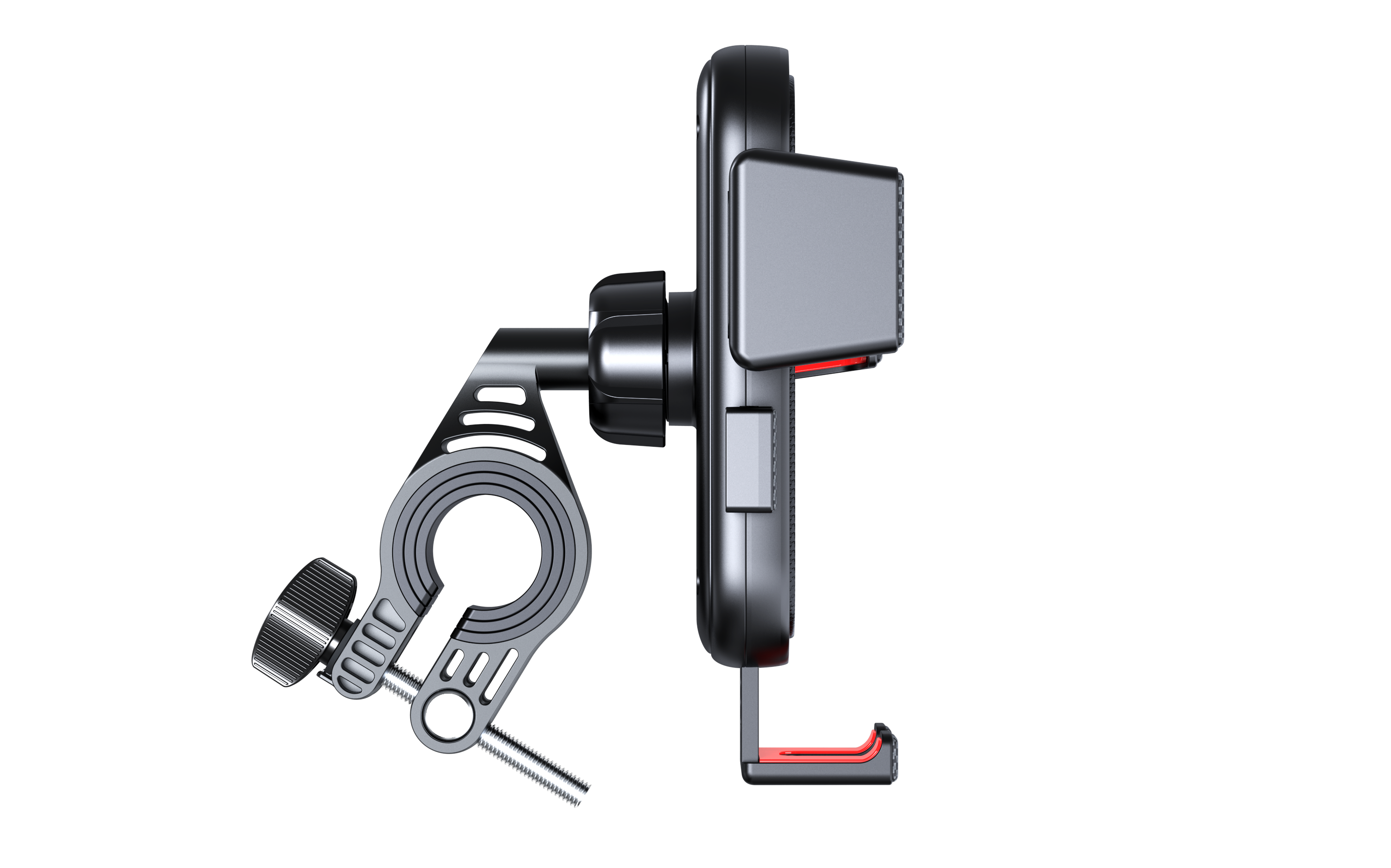 Bicycle motorcycle mobile phone bracket, appearance, structure design，