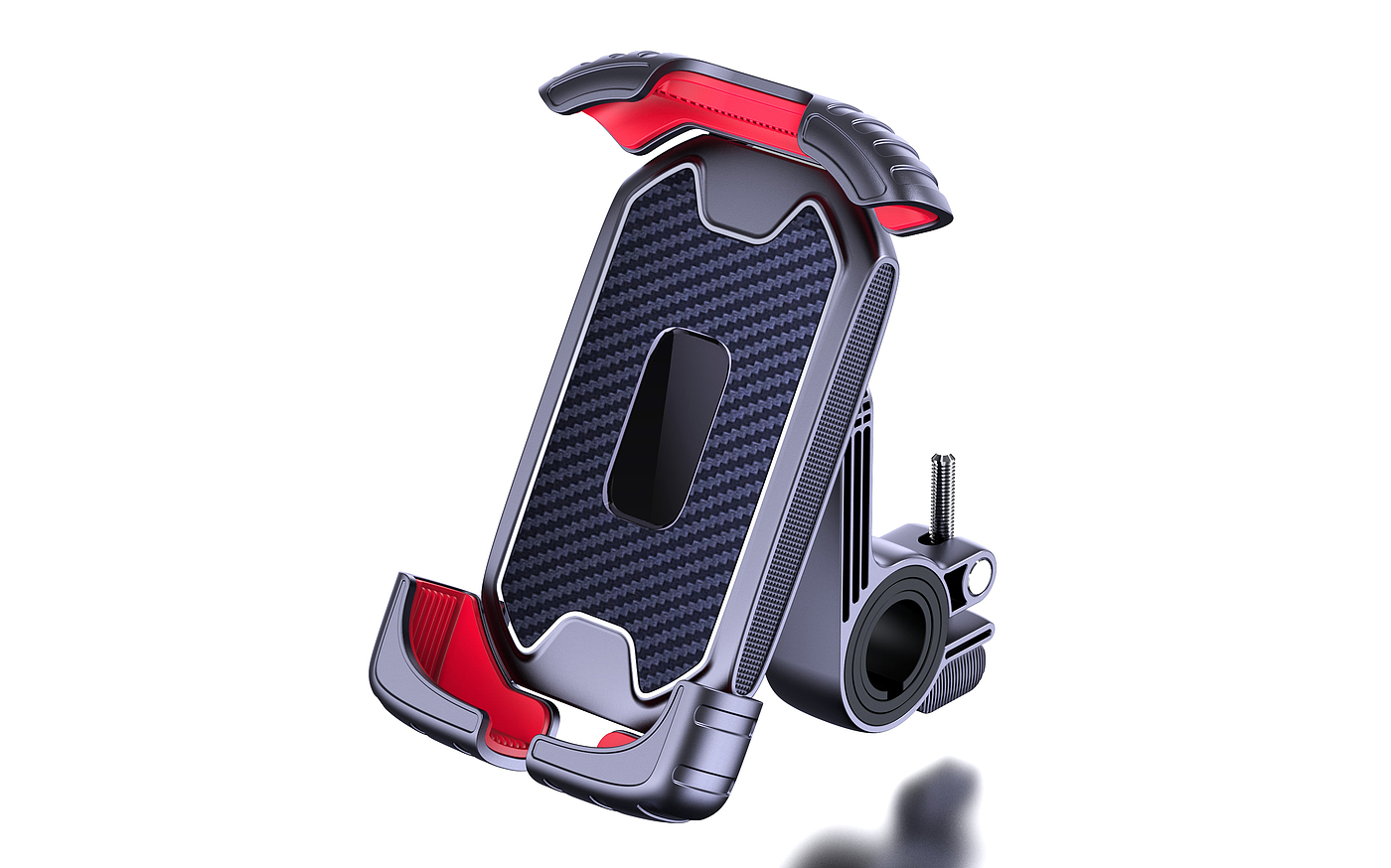 Bicycle motorcycle mobile phone bracket, appearance, structure design，