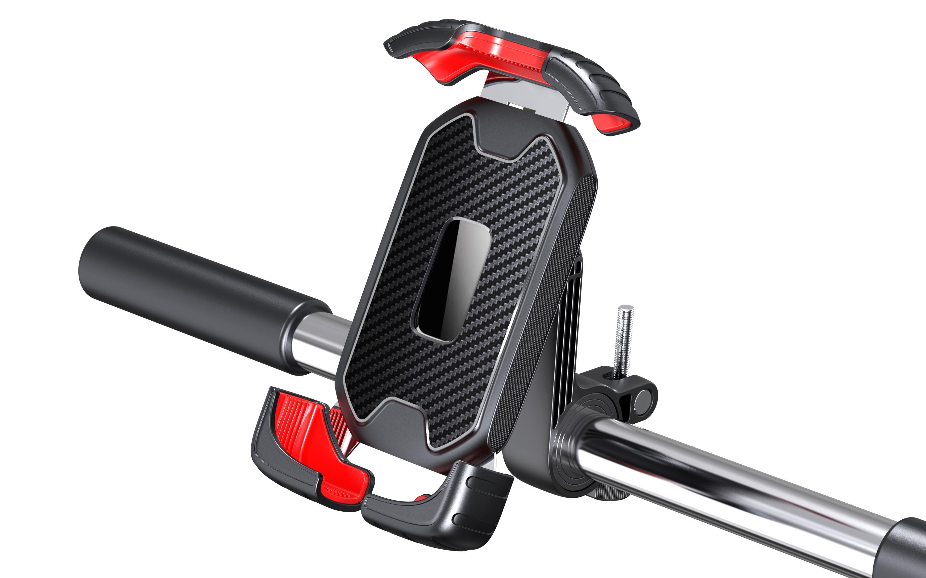 Bicycle motorcycle mobile phone bracket, appearance, structure design，