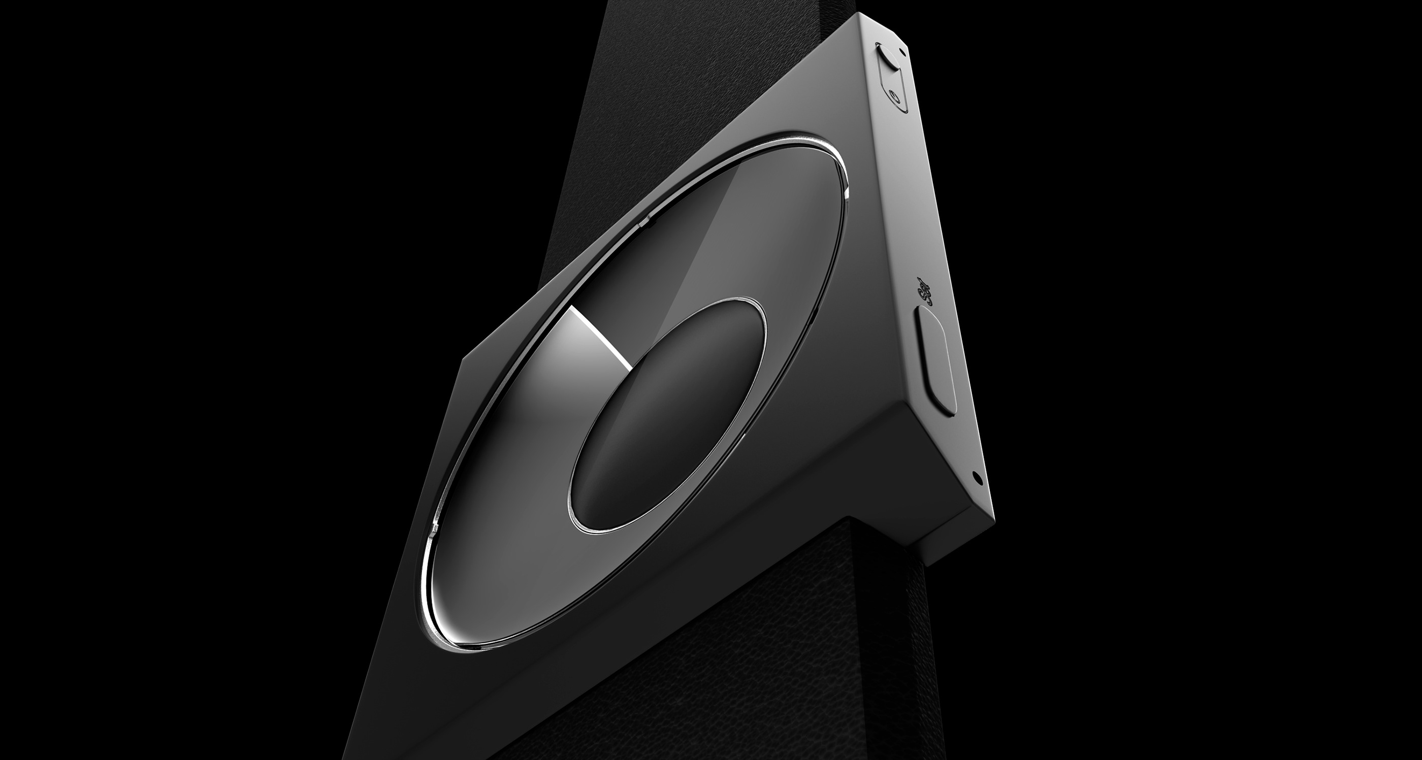 Wrist watch，Geometrization，black，