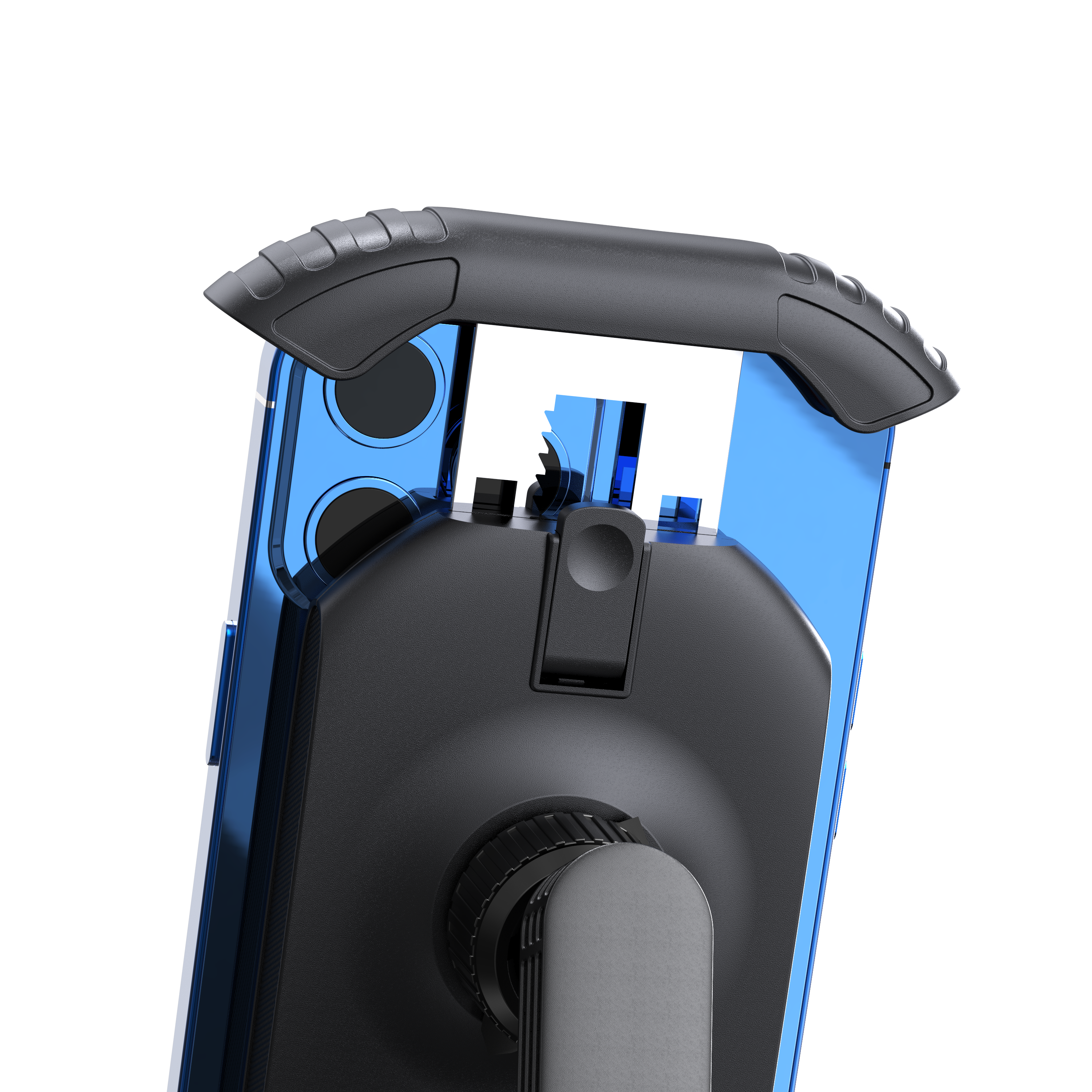 Bicycle motorcycle mobile phone bracket, appearance, structure design，