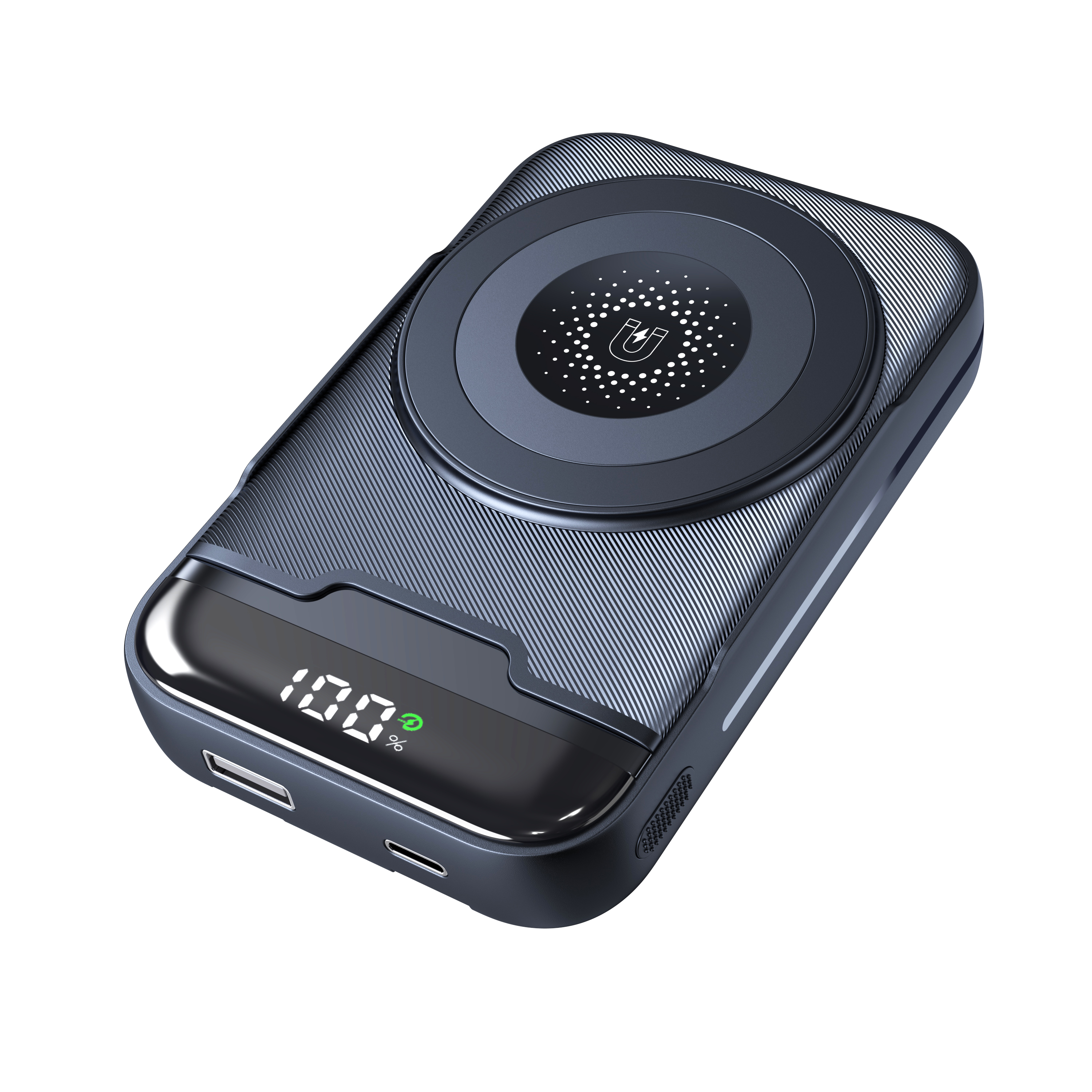 Magnetic charging treasure, mobile power, appearance, structure design，