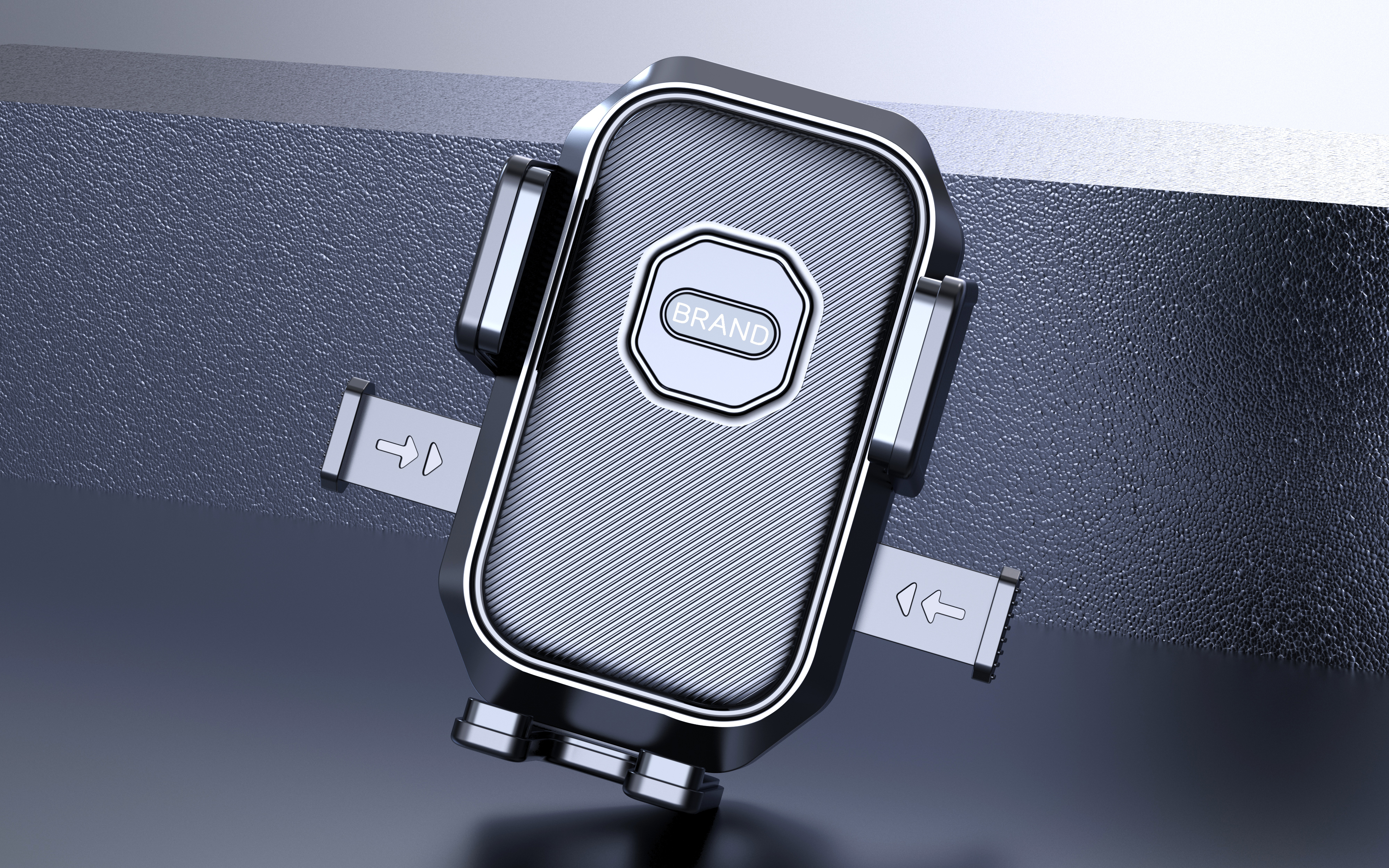 Bicycle motorcycle mobile phone bracket, appearance, structure design，