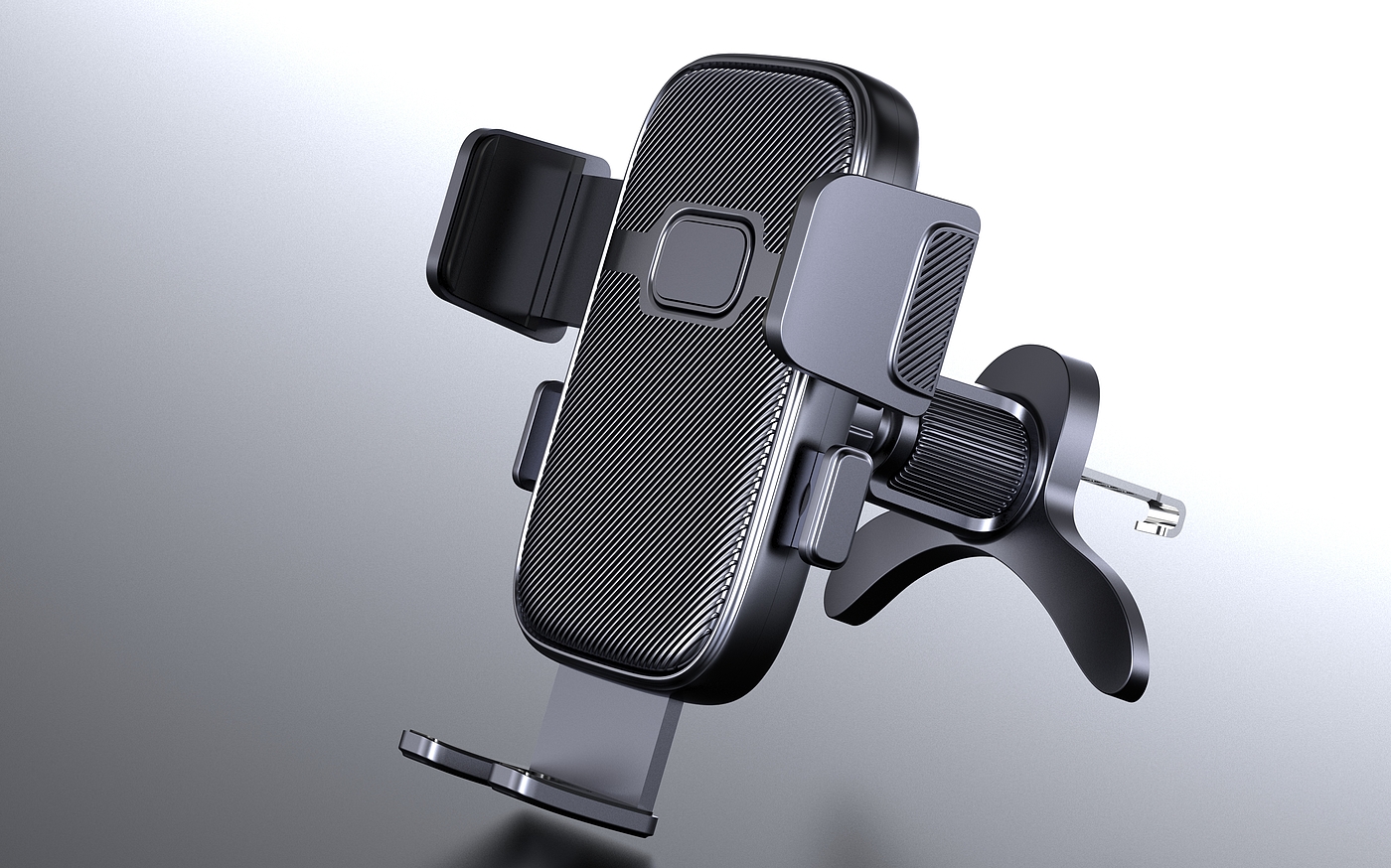 Car, riding mobile phone bracket, appearance, structure design，