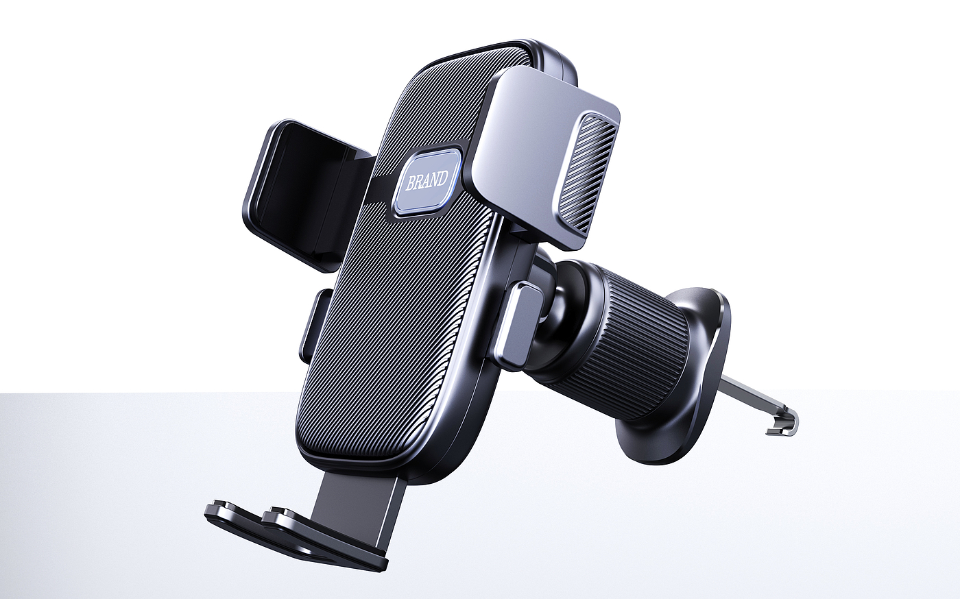 Car, riding mobile phone bracket, appearance, structure design，
