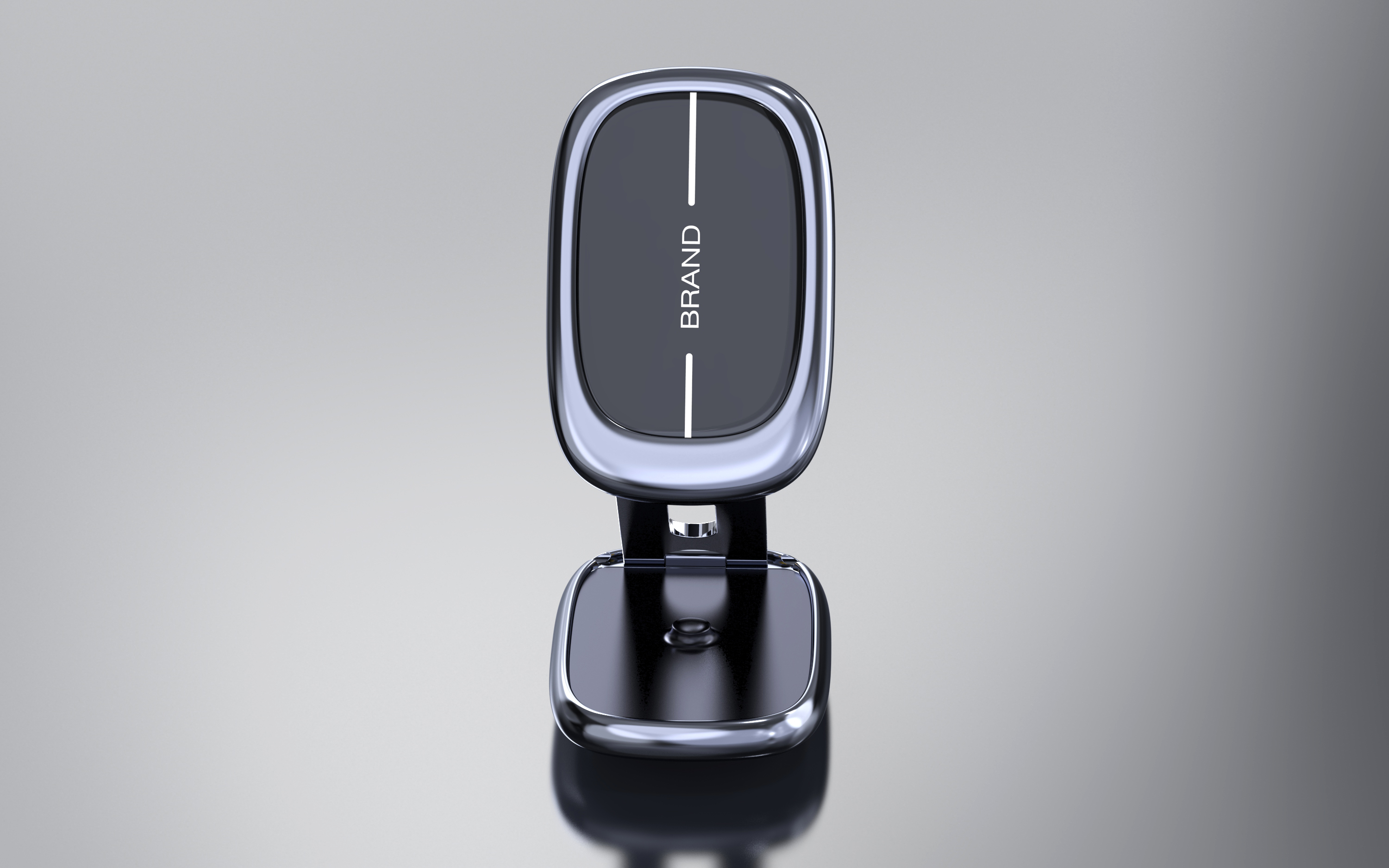 Car magnetic mobile phone bracket, appearance, structure design，