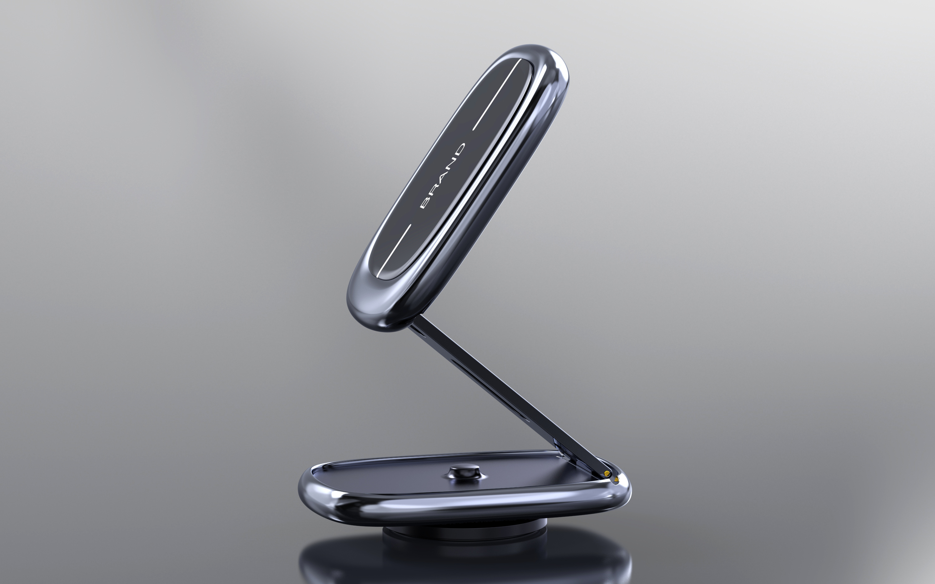 Car magnetic mobile phone bracket, appearance, structure design，