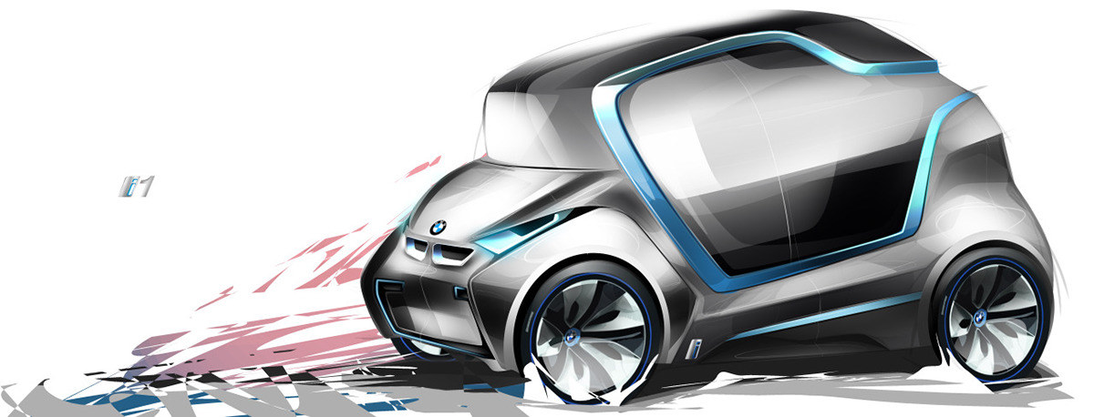 automobile，vehicle，Sports car，Hand drawn，design sketch，