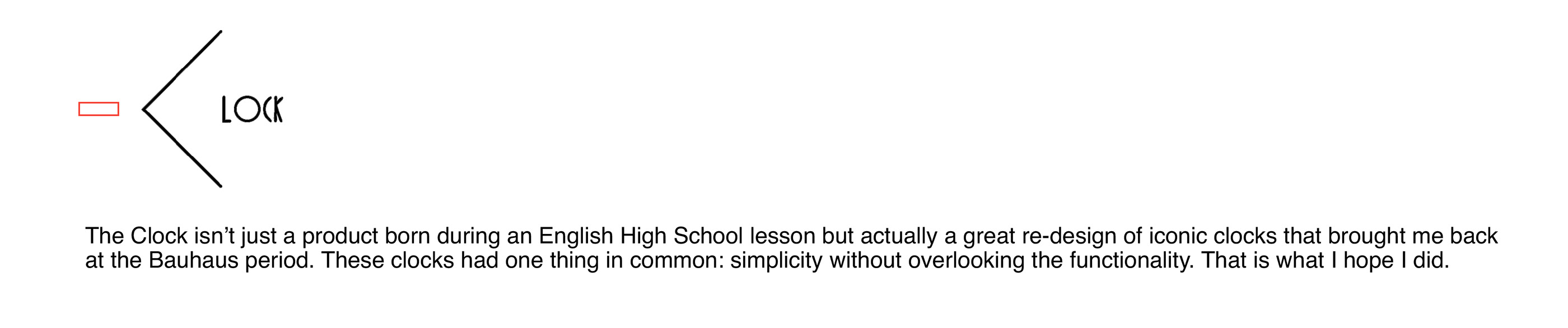 Bauhaus ，Clock，Iconic，Simplicity，