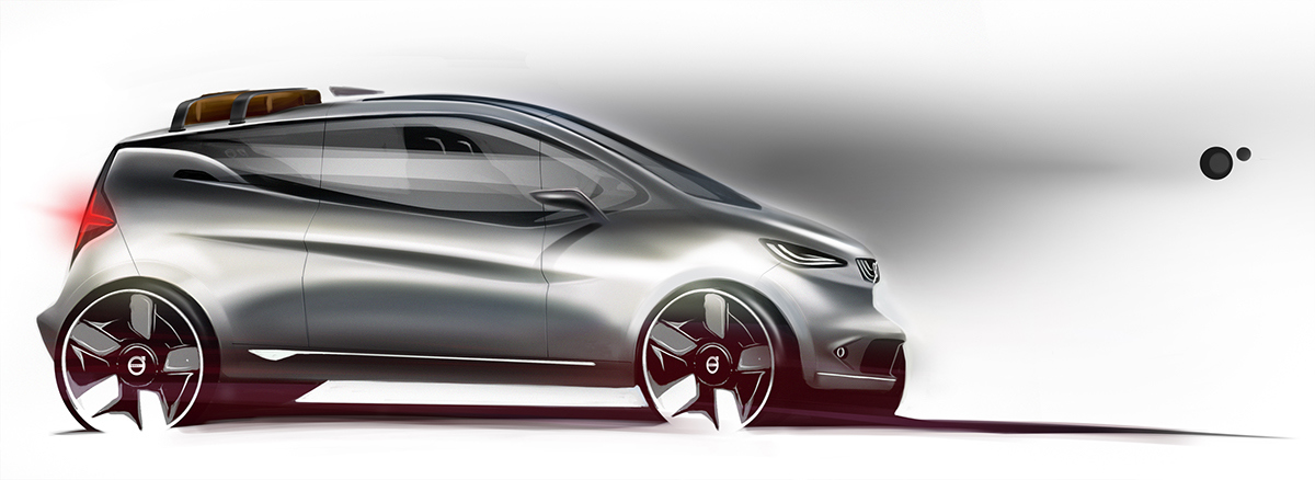 automobile，vehicle，Sports car，Hand drawn，design sketch，