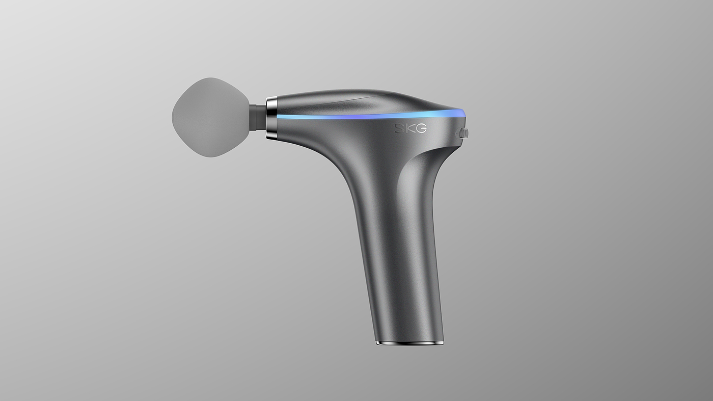 SKG，Fascia gun，Personal care products，product design，industrial design，