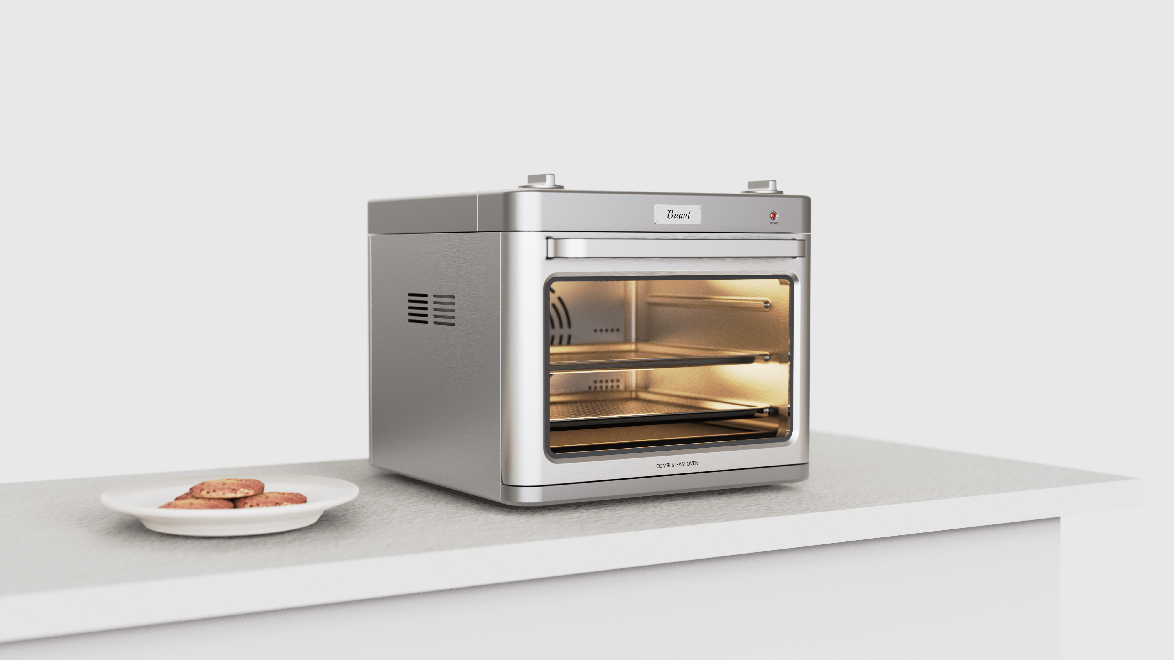 oven，Sheet metal shell，knob，microwave，Steamer，Air fryer，Simplicity，multi-function，