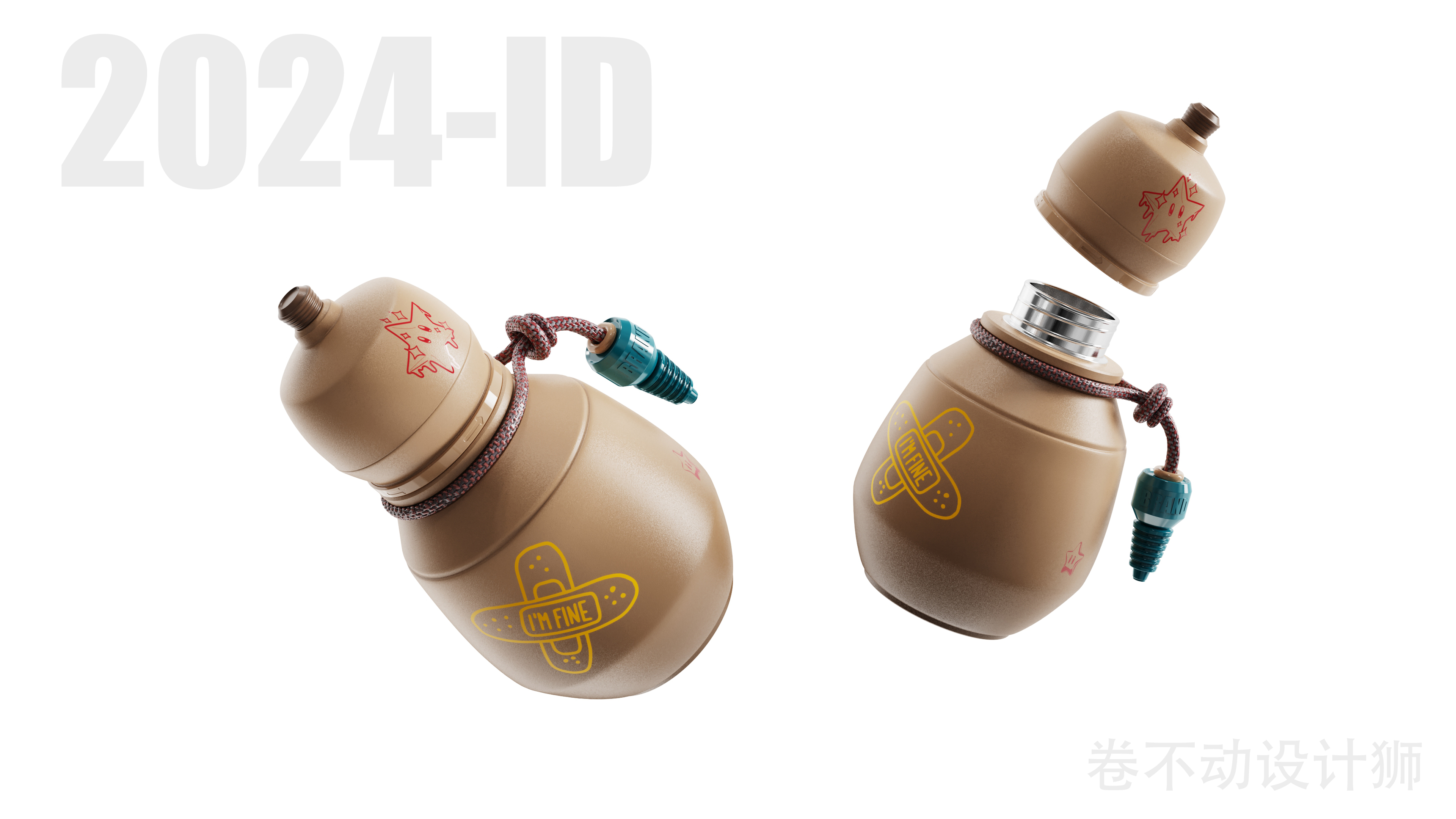 Huludao，vacuum cup，Water cup，gourd，Cool tide，