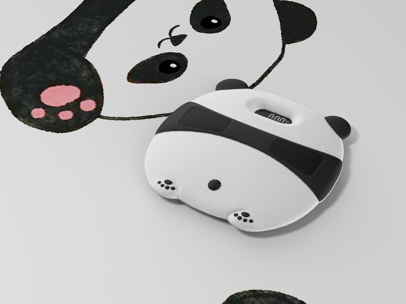 Weighing scale，Plush，panda，Body fat scale，