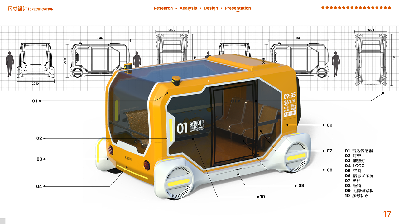 vehicle，Shutper，conceptual design，Scenic shuttle，Zhongshan Scenic Area, Nanjing，