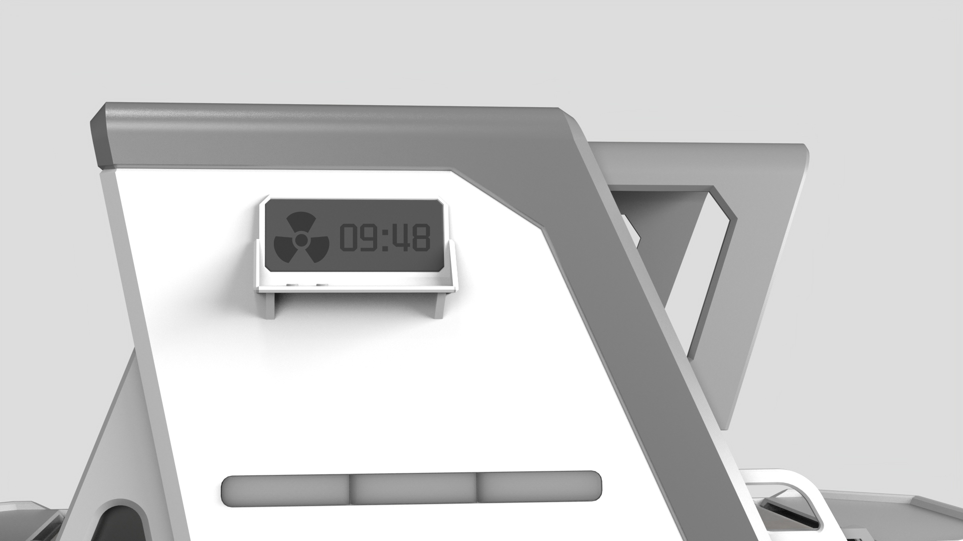 nuclear radiation detection，airport，industrial design，Rhinoceros modeling，