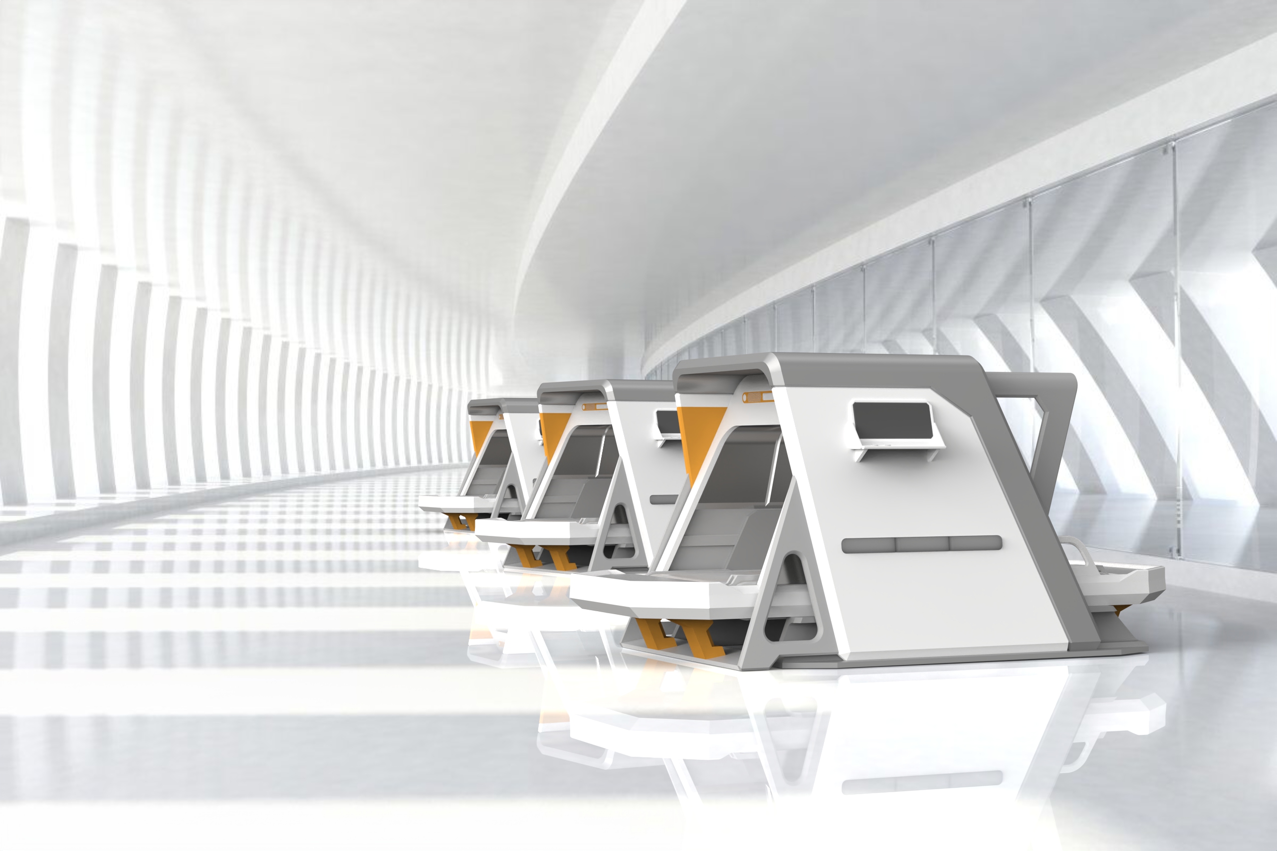 nuclear radiation detection，airport，industrial design，Rhinoceros modeling，