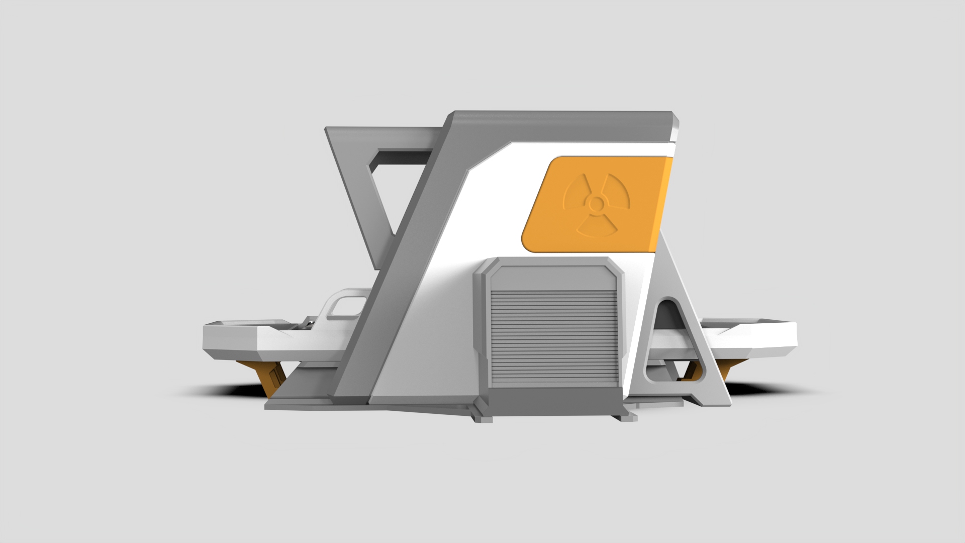 nuclear radiation detection，airport，industrial design，Rhinoceros modeling，