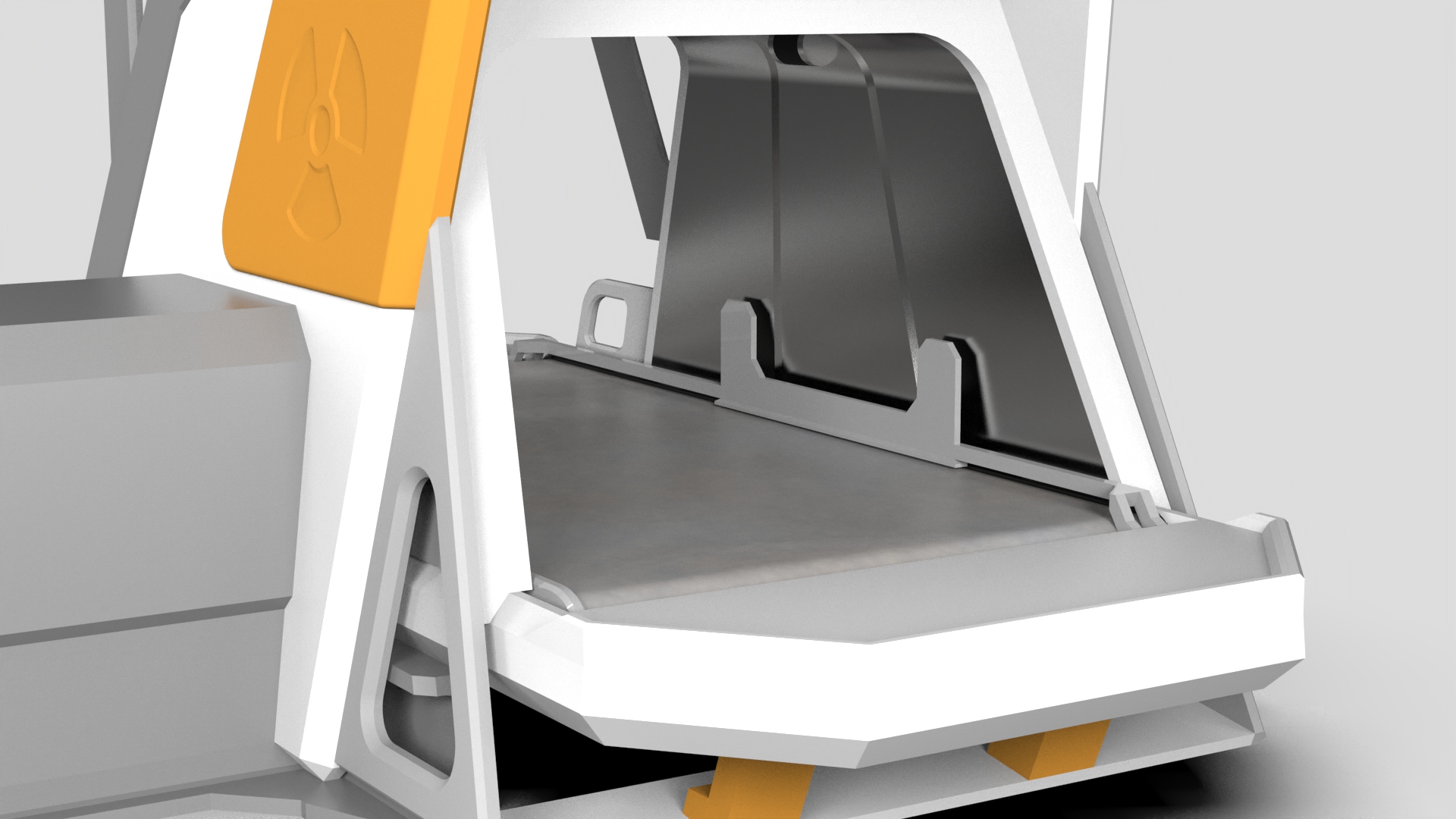 nuclear radiation detection，airport，industrial design，Rhinoceros modeling，