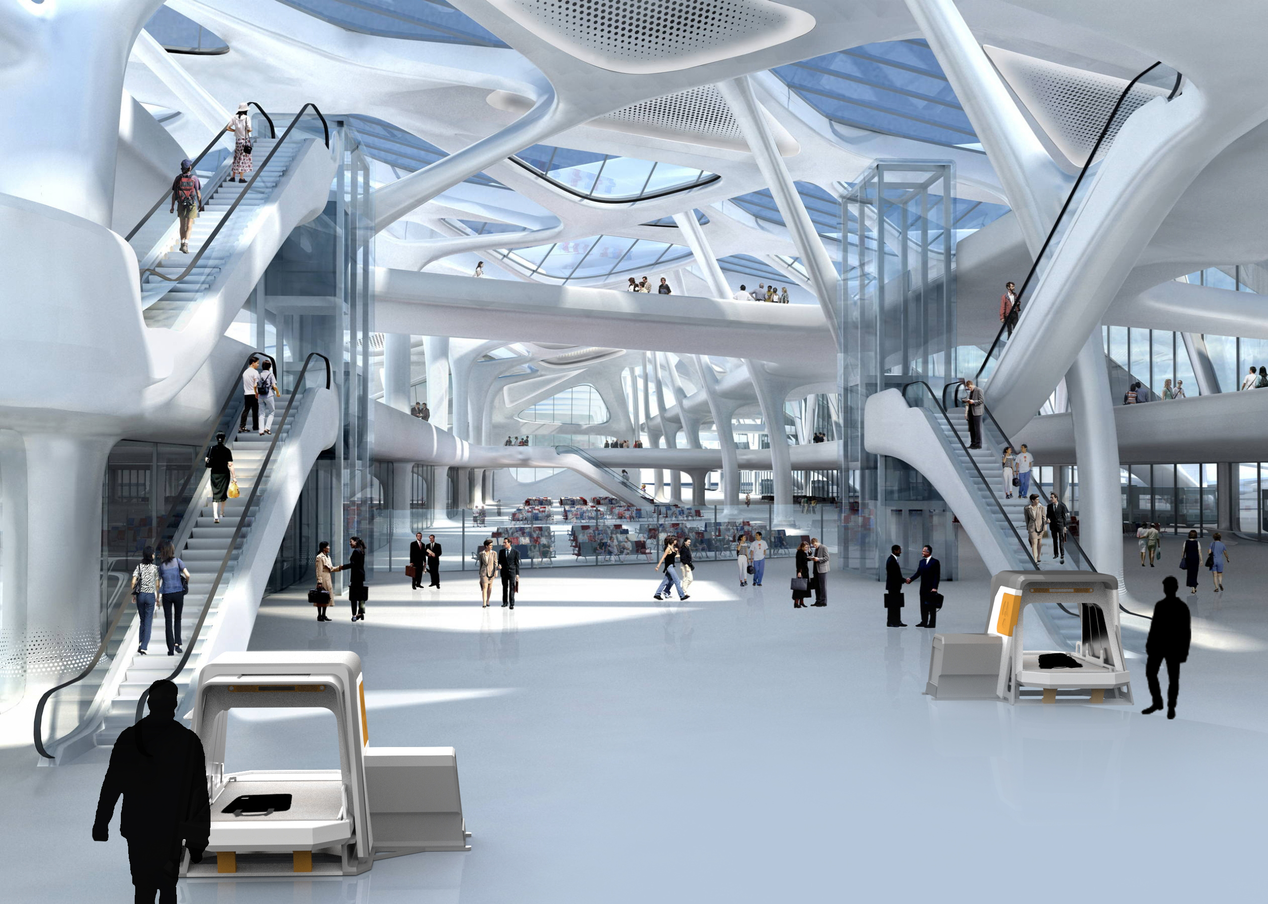 nuclear radiation detection，airport，industrial design，Rhinoceros modeling，