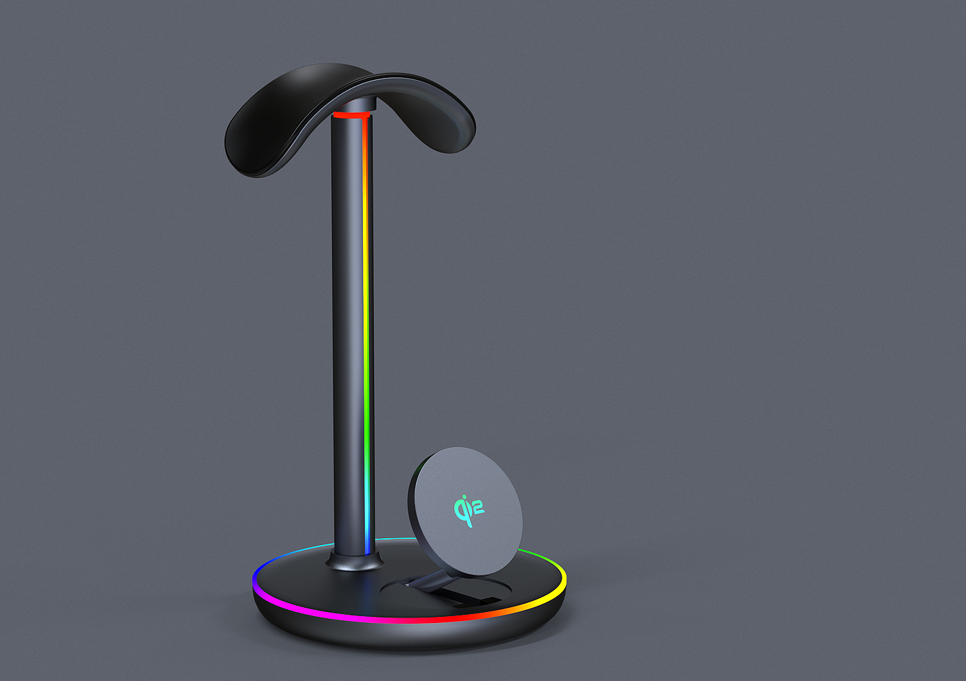 Headset stand wireless charging，