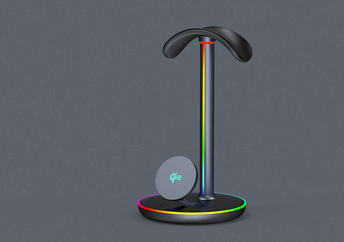 Headset stand wireless charging，