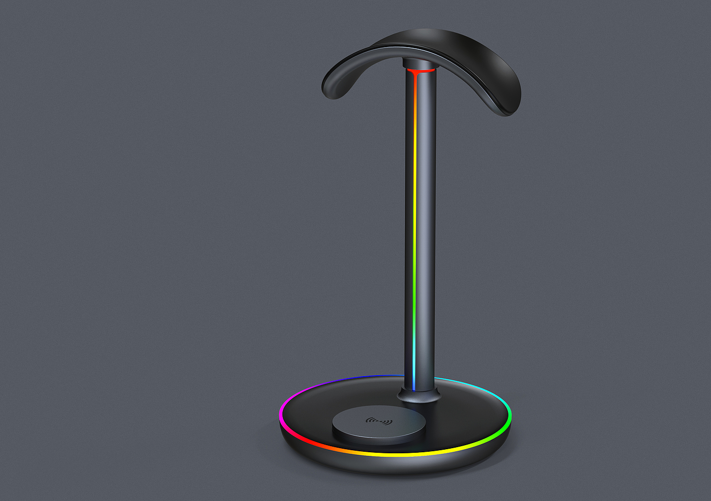 Headset stand wireless charging，