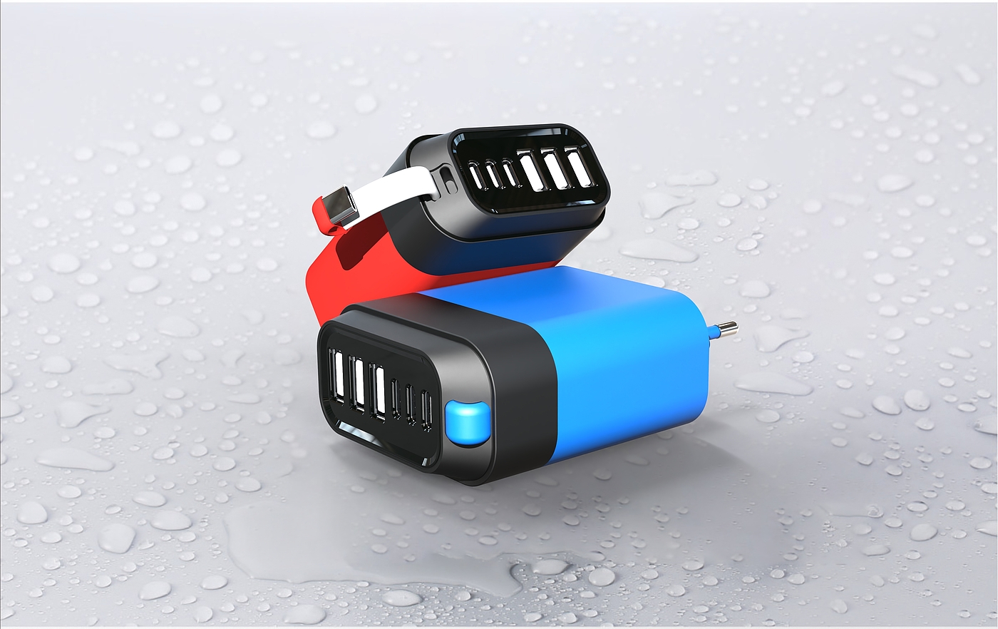Telescopic line gallium nitride travel charge，