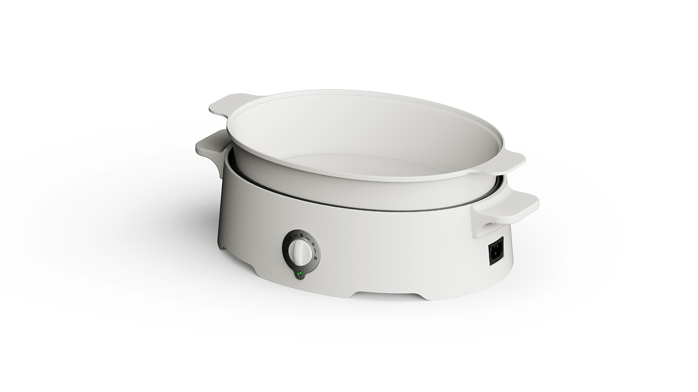 industrial design，product design，original，Simplicity，Multifunctional cooking pot，Grill，
