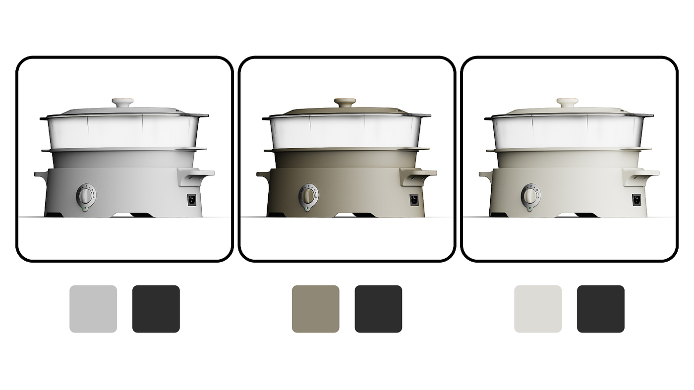 industrial design，product design，original，Simplicity，Multifunctional cooking pot，Grill，