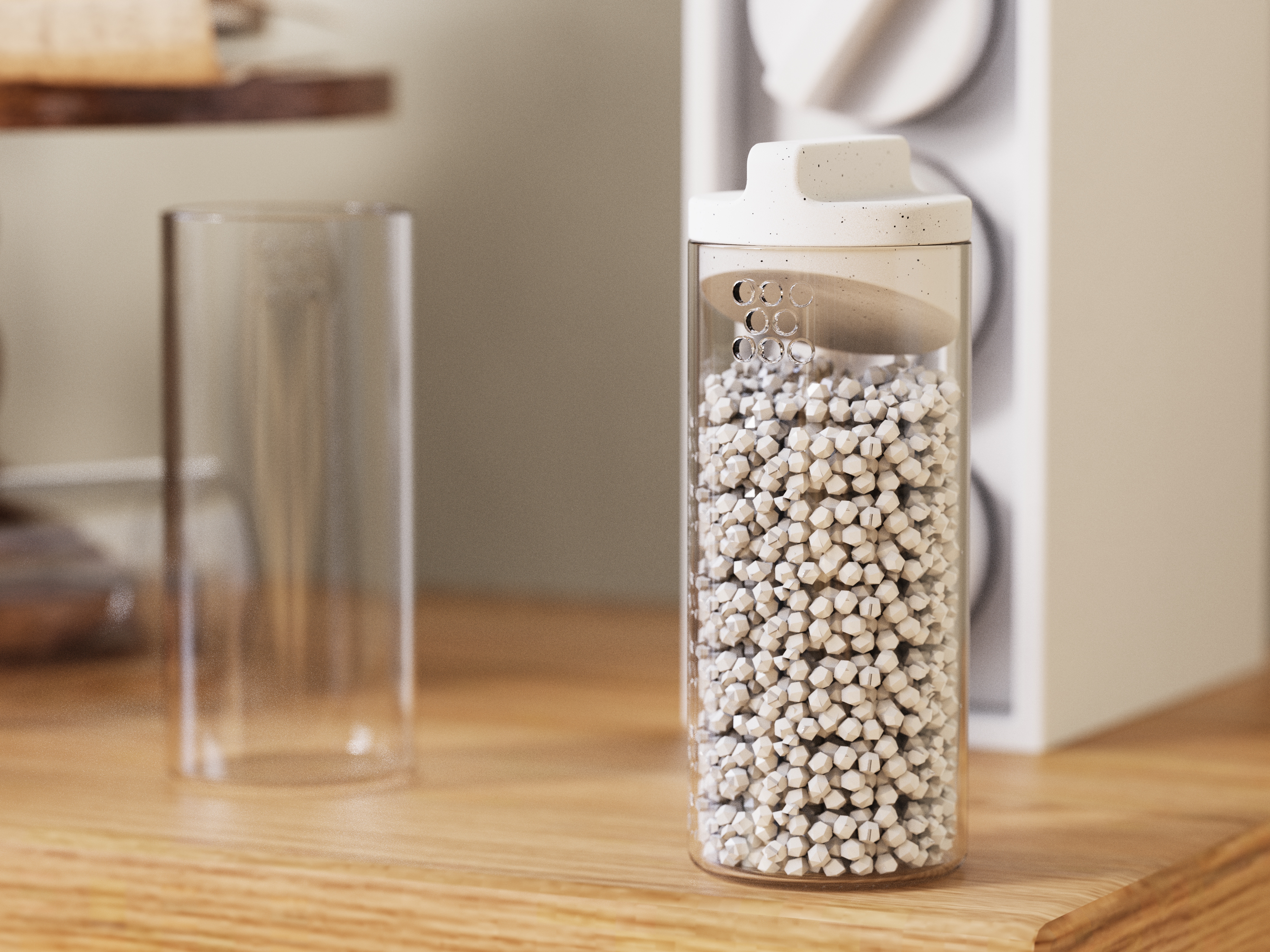 kitchen，product design，Seasoning box，3D modeling，