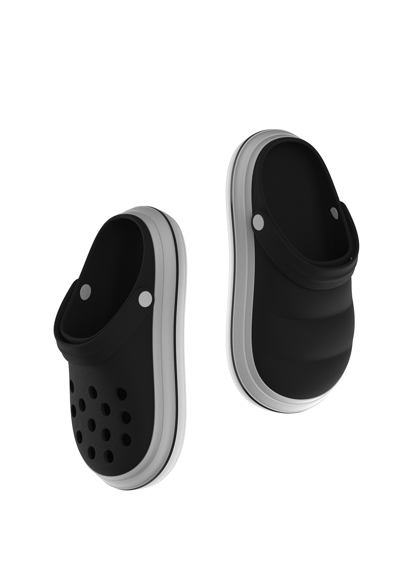 Crocs，Appearance design，shoes，
