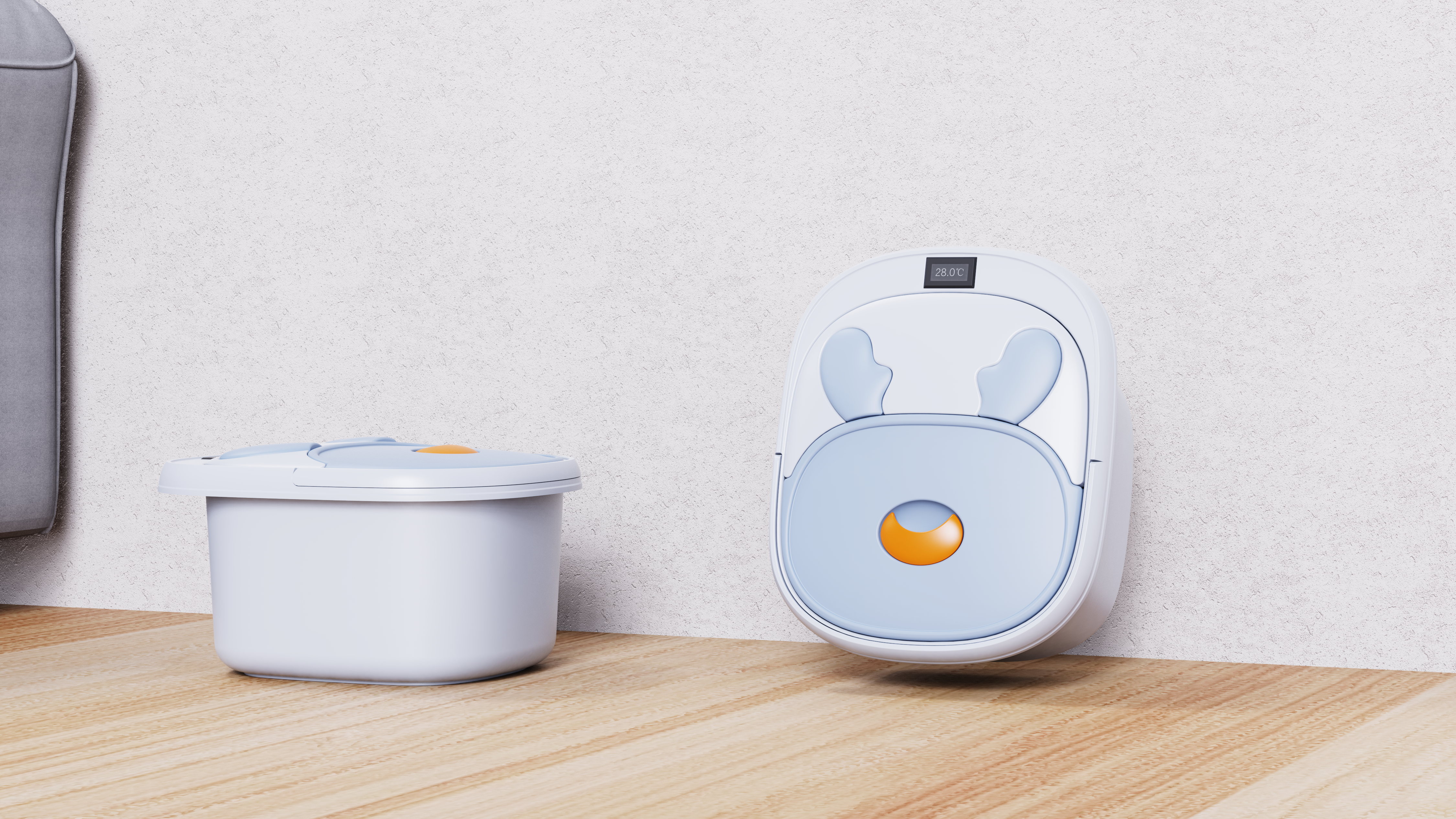 industrial design，Foot washing bucket，Home Furnishing，