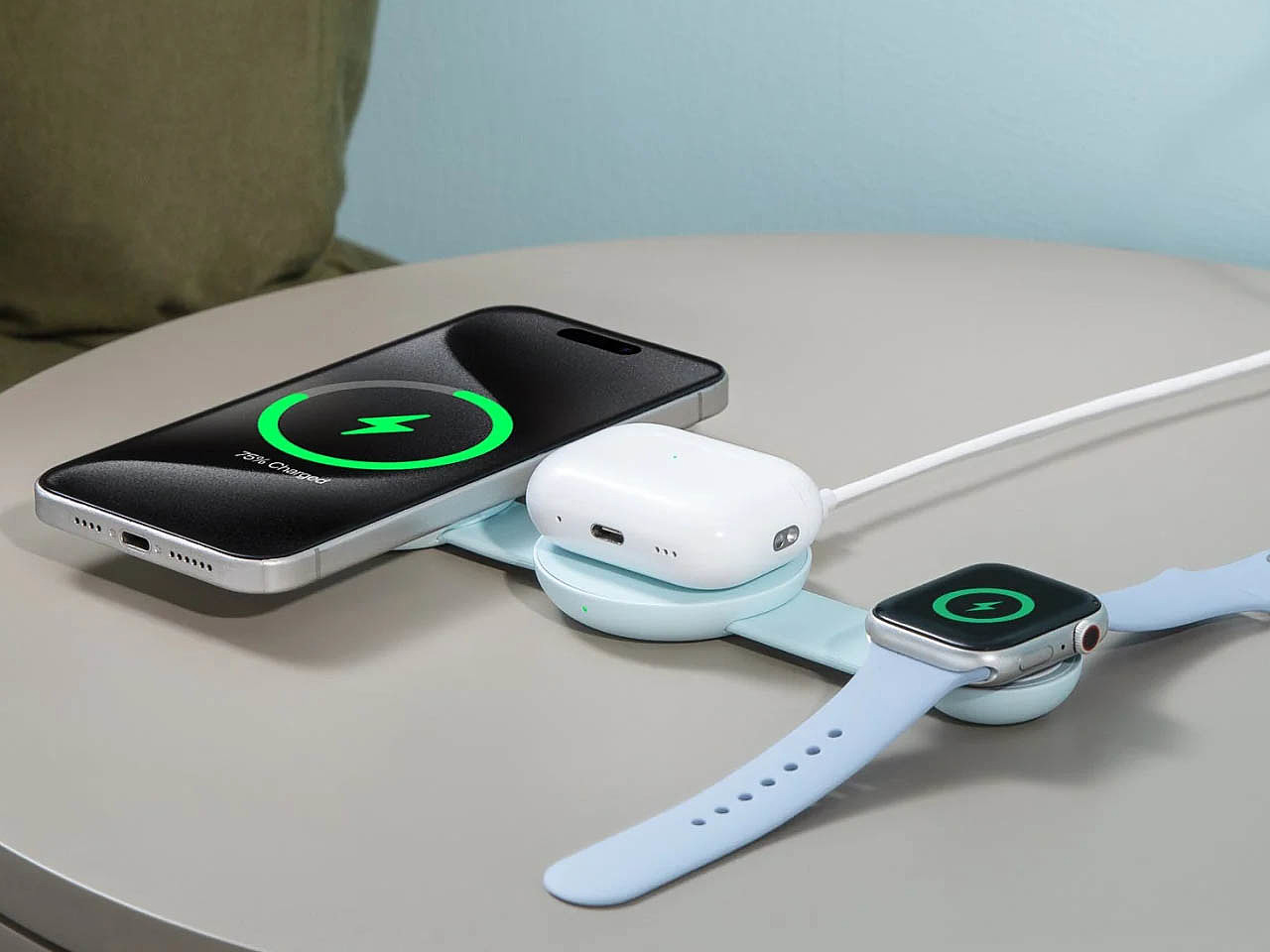 fold，Wireless charging，portable，Anker MagGo，