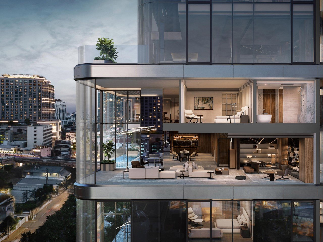 Tower Bangkok,保时捷首个亚洲住宅项目! - 普象网
