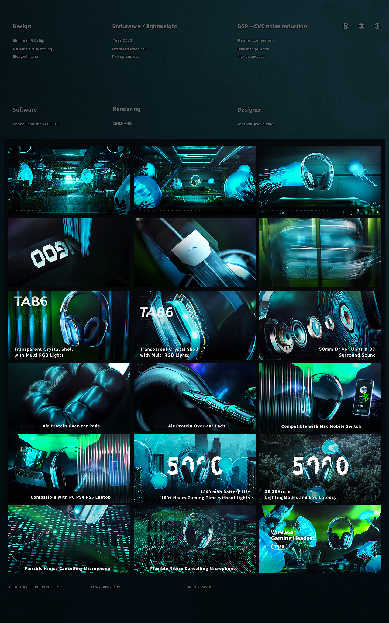 three-dimensional animation，Product video，E-commerce video，Amazon video，3D video，Bluetooth headset video，Product promotional film，Taobao video，