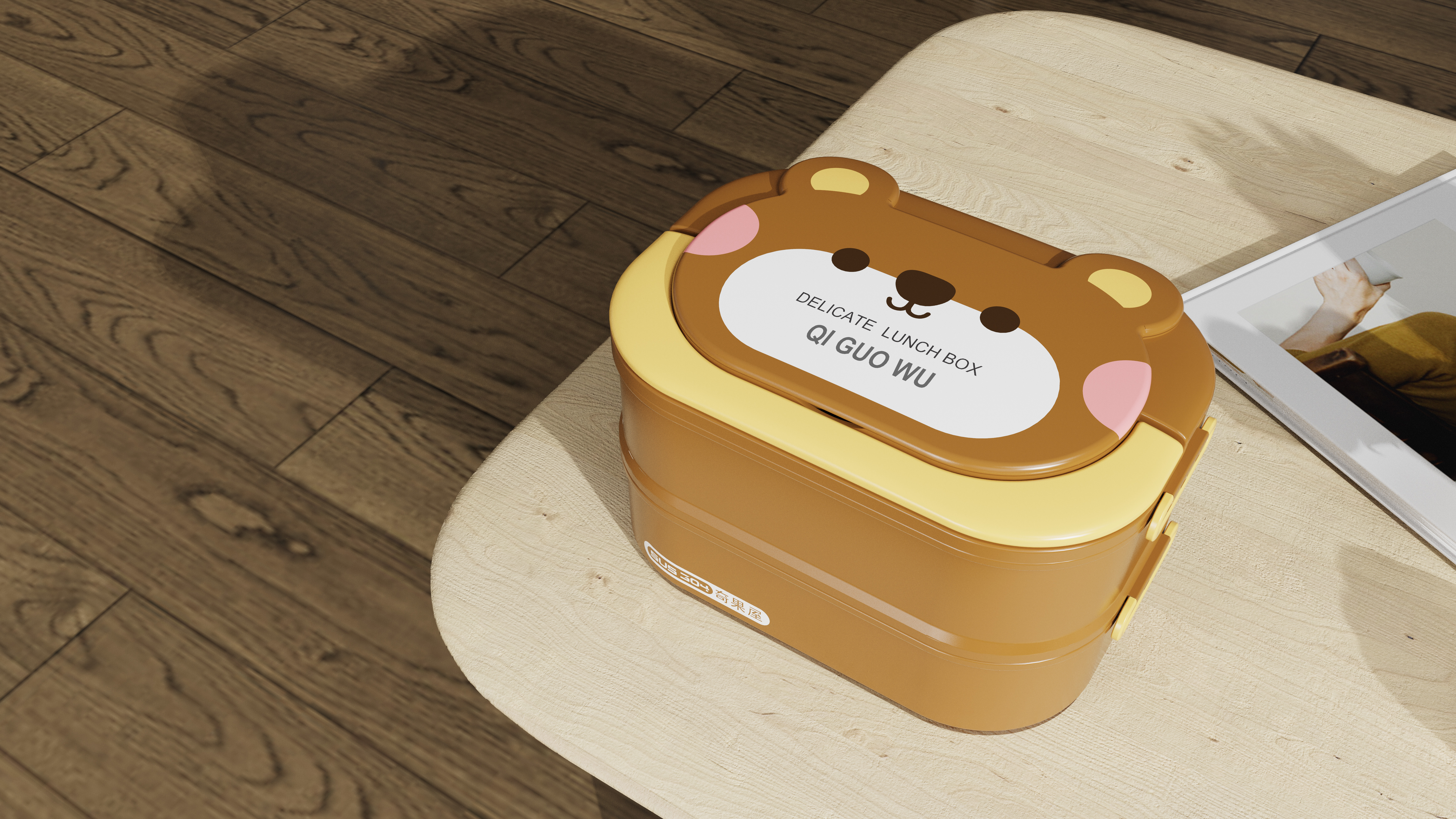 Lunch box，Cartoon，Daily Necessities，