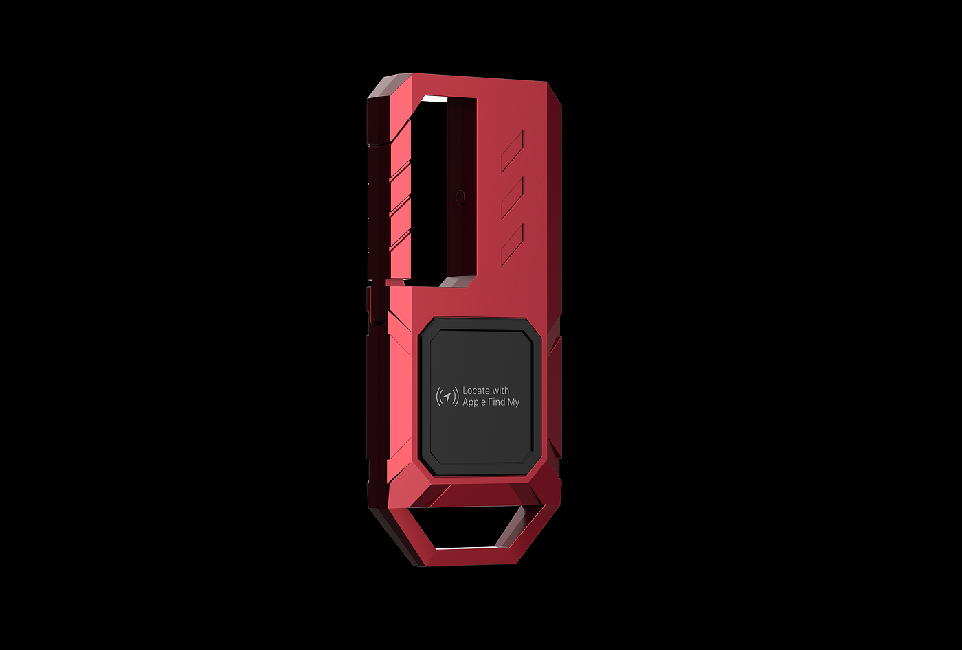 Keychain to flashlight tracking locator，Keychain with Find My flashlight tracking locator，