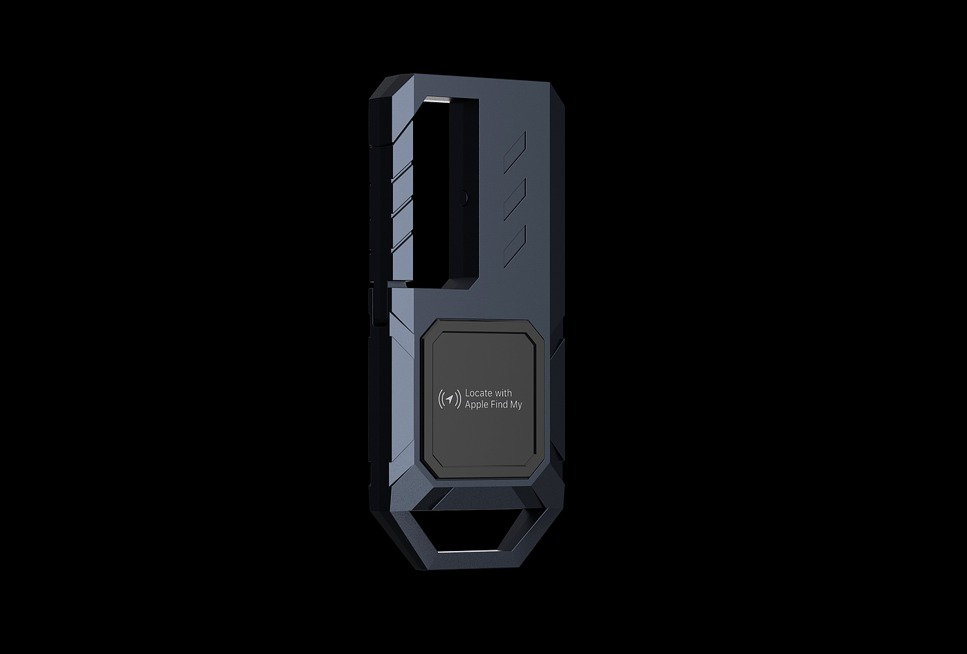 Keychain to flashlight tracking locator，Keychain with Find My flashlight tracking locator，
