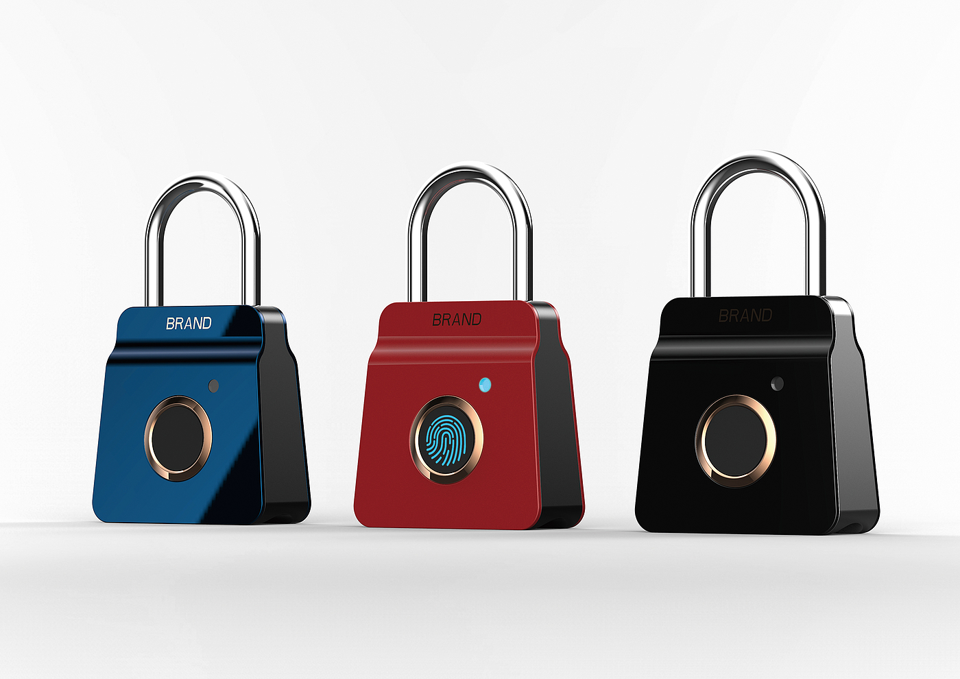 Password lock，Fingerprint lock，industrial design，