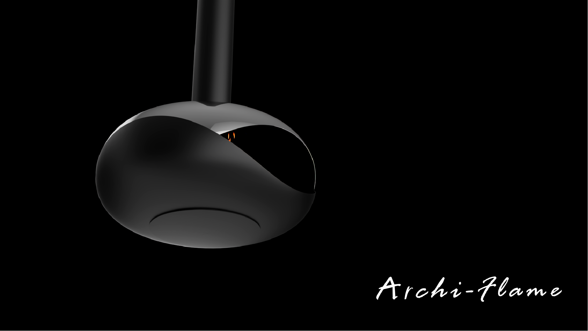 Hanging electric fireplace，High-end home scene，High-end fireplace，