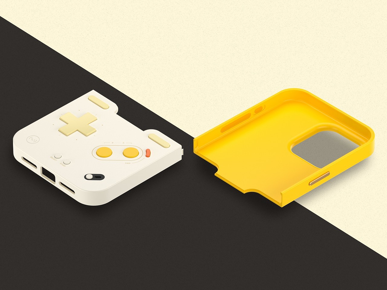 Mobile phone shell，GameBaby，Bitmo Lab，Retro，