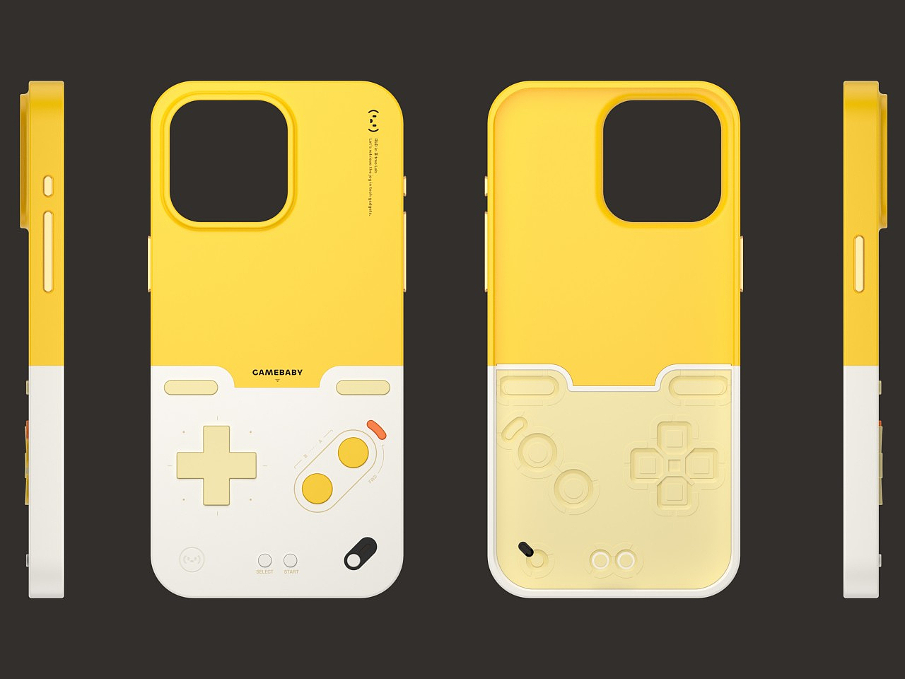 Mobile phone shell，GameBaby，Bitmo Lab，Retro，