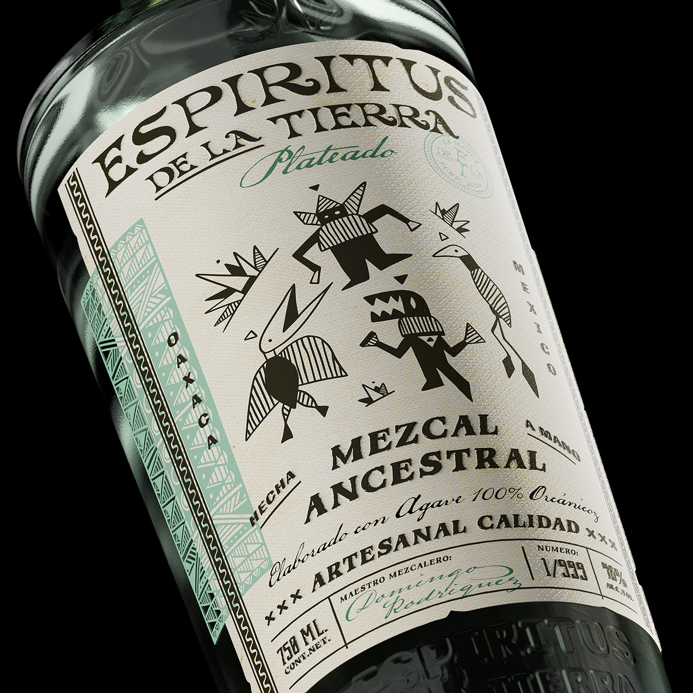 Bottle body design，Mescal wine，traditional nature，sense of modernity，