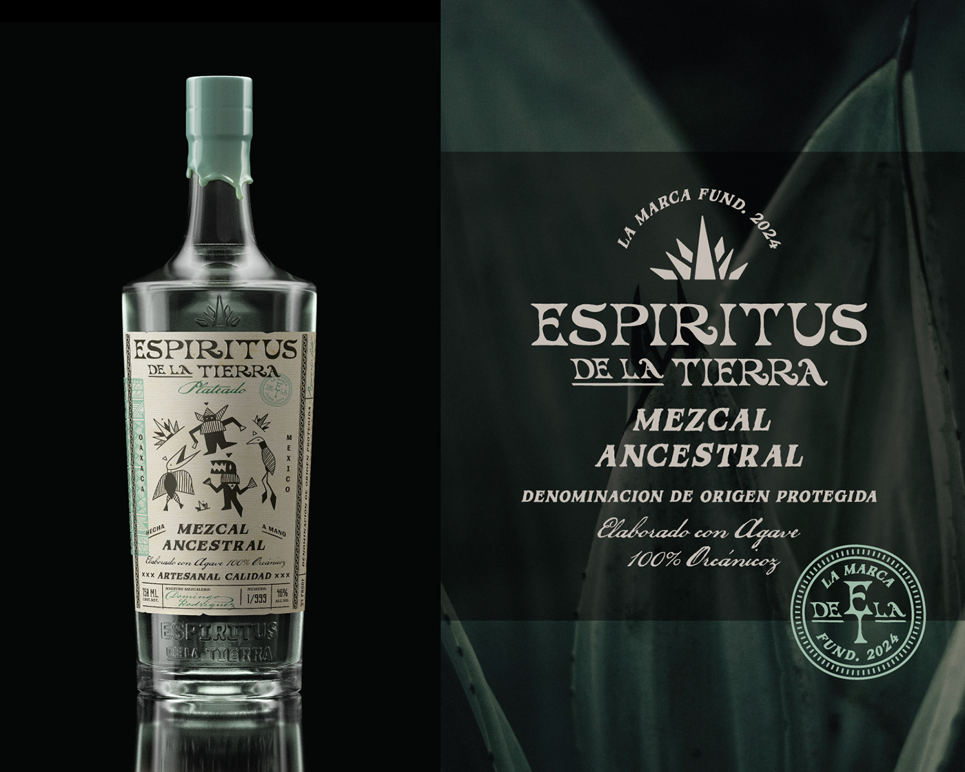 Bottle body design，Mescal wine，traditional nature，sense of modernity，